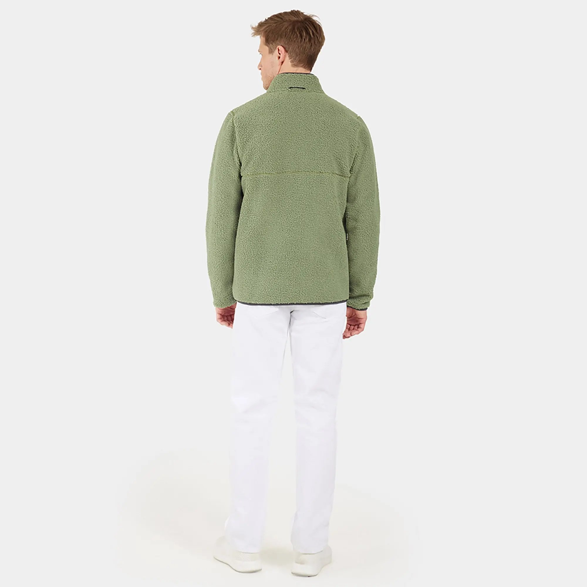 Product image 6 of 9 of Didriksons Men's Phoenix Full-Zip Fleece Jacket - Light Moss