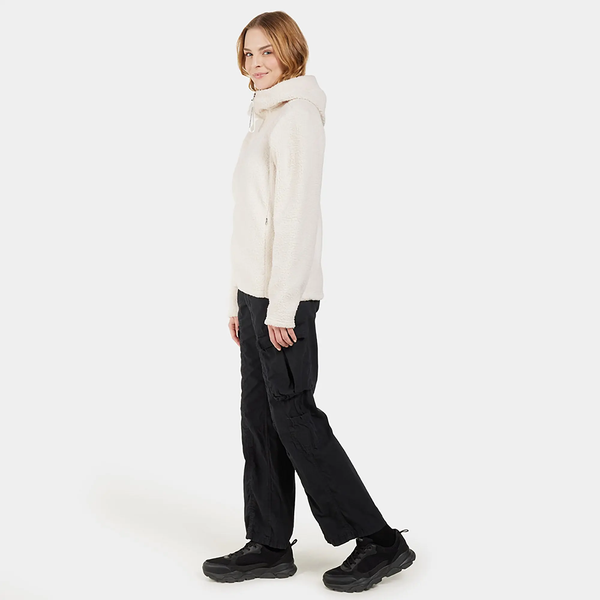 Product image 4 of 9 of Didriksons Women's Anniken Full-Zip Fleece Jacket - Shell White