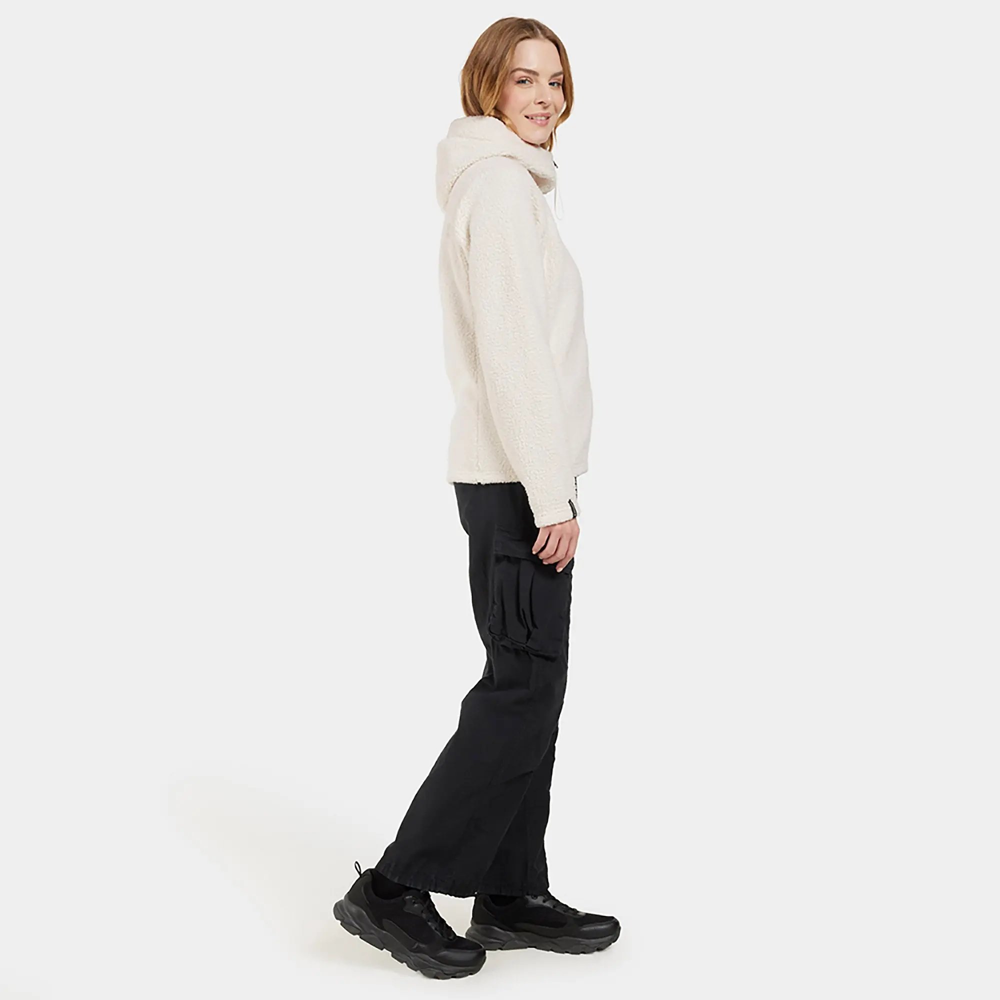 Product image 6 of 9 of Didriksons Women's Anniken Full-Zip Fleece Jacket - Shell White