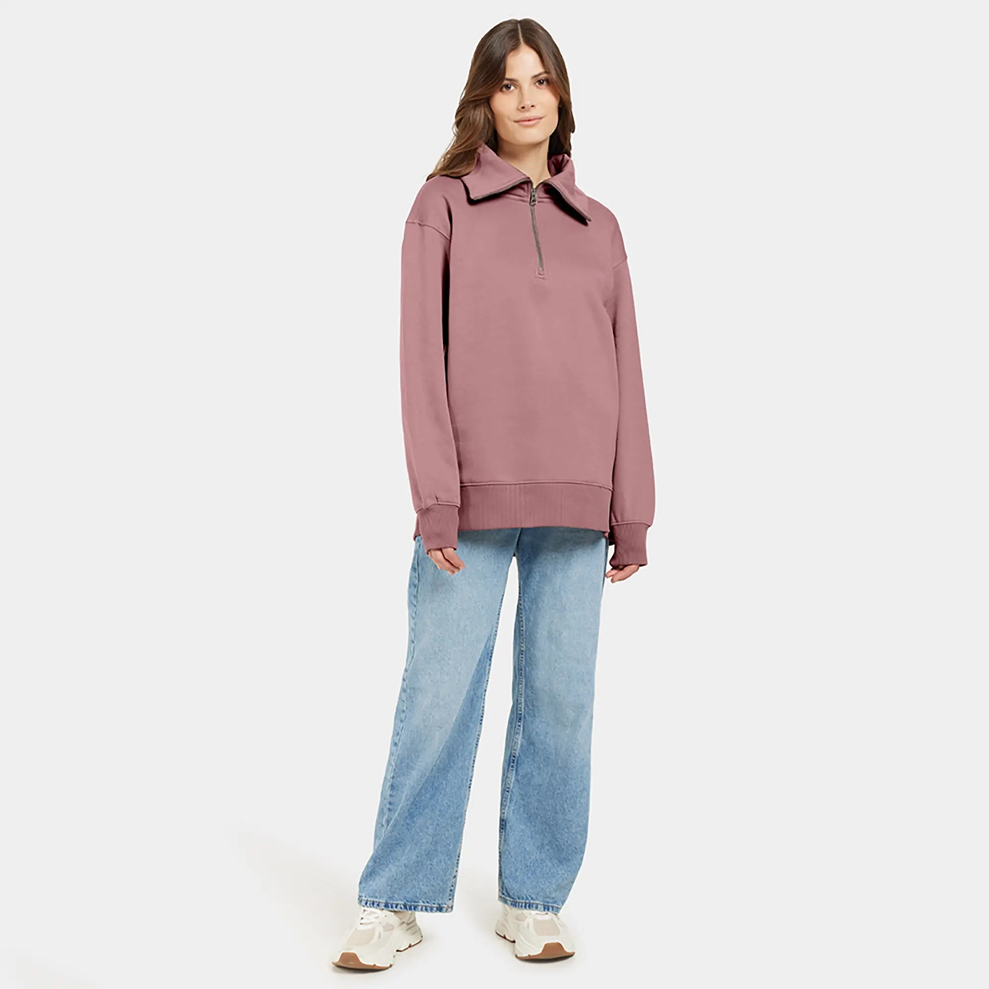 Product image 3 of 9 of Didriksons Women's Charlie Sweater - Faded Wine