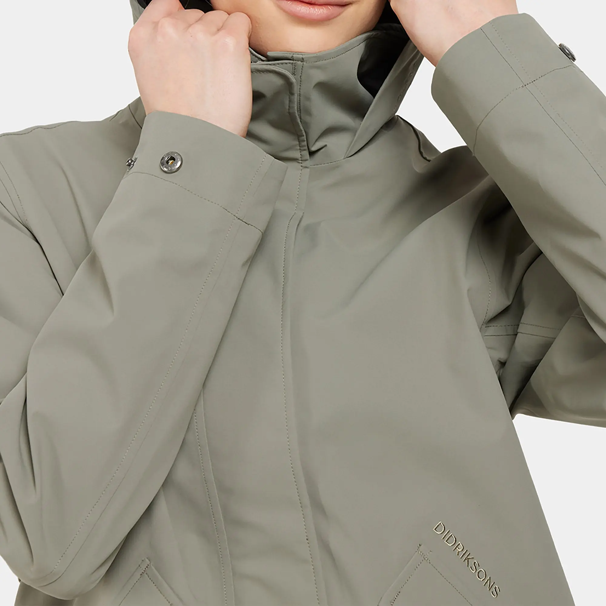 Product image 4 of 10 of Didriksons Women's Mabel Jacket - Mistel Green