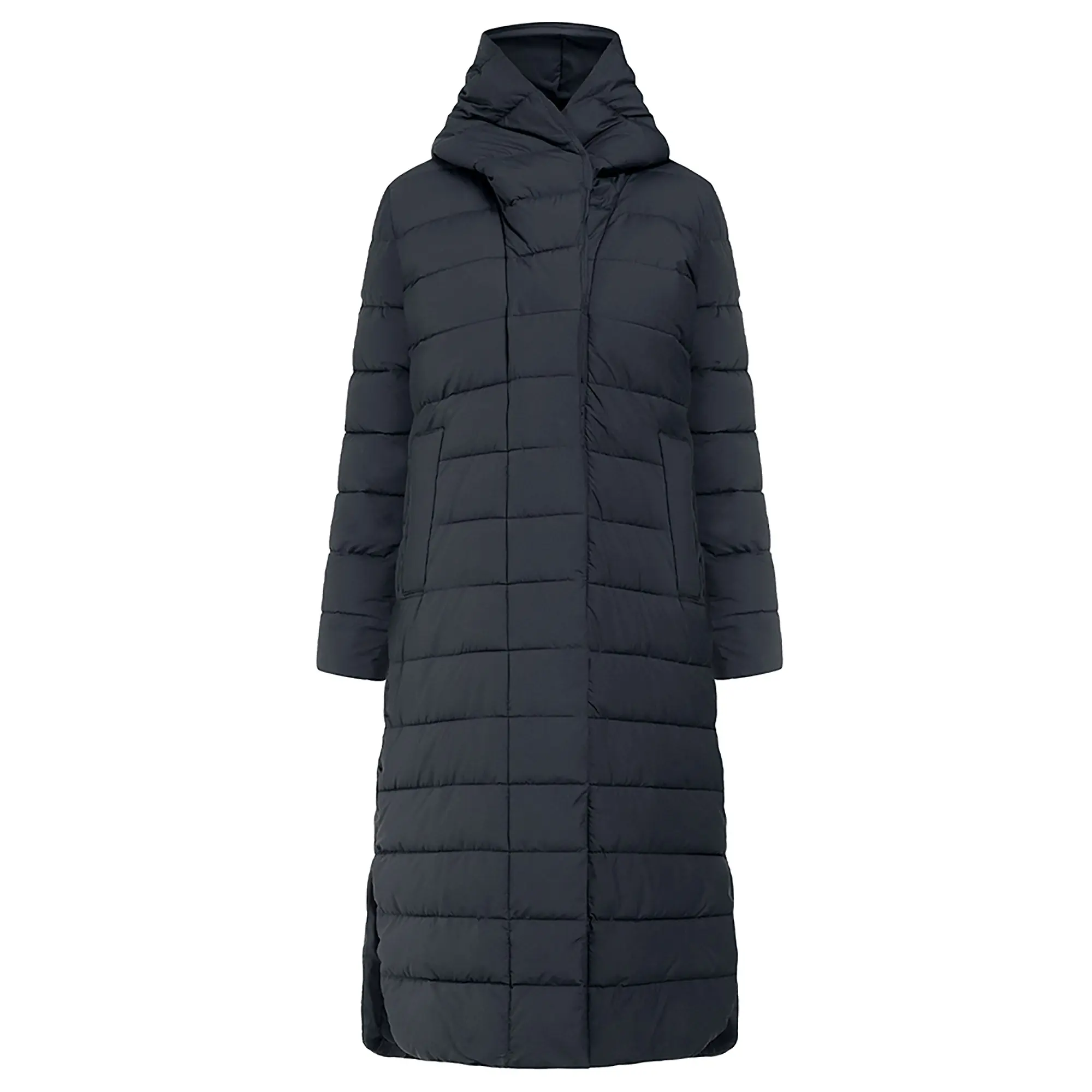 Product image 1 of 9 of Didriksons Women's Stella Long Parka - Dark Night Blue