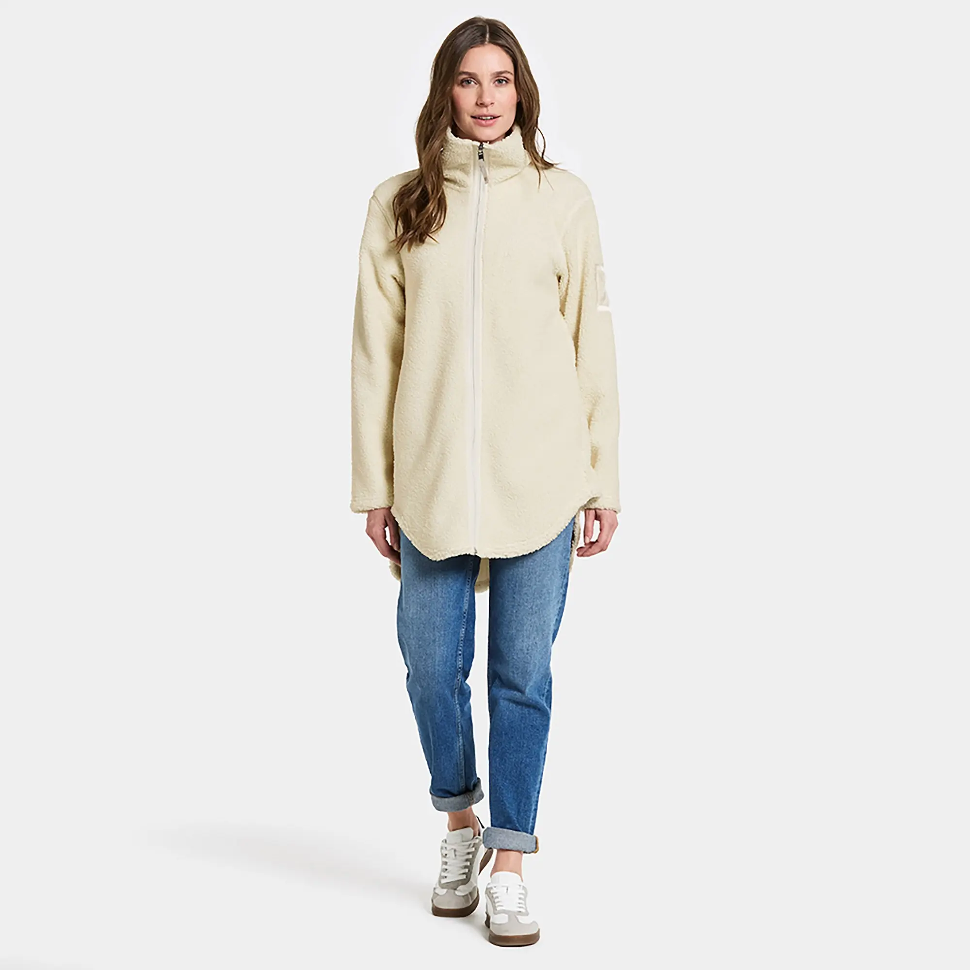 Product image 3 of 9 of Didriksons Women's Umi Full-Zip Jacket - White Foam