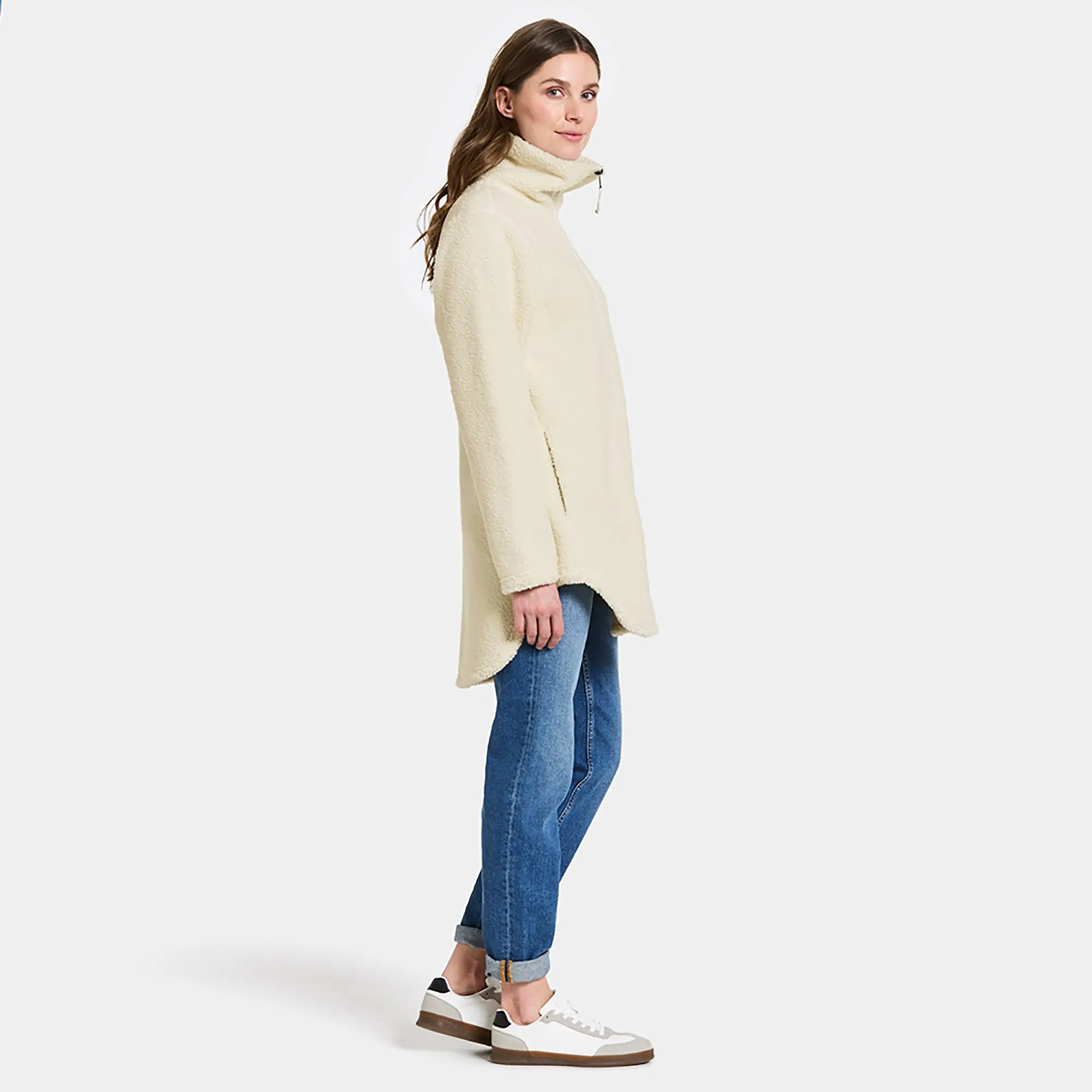 Product image 7 of 9 of Didriksons Women's Umi Full-Zip Jacket - White Foam