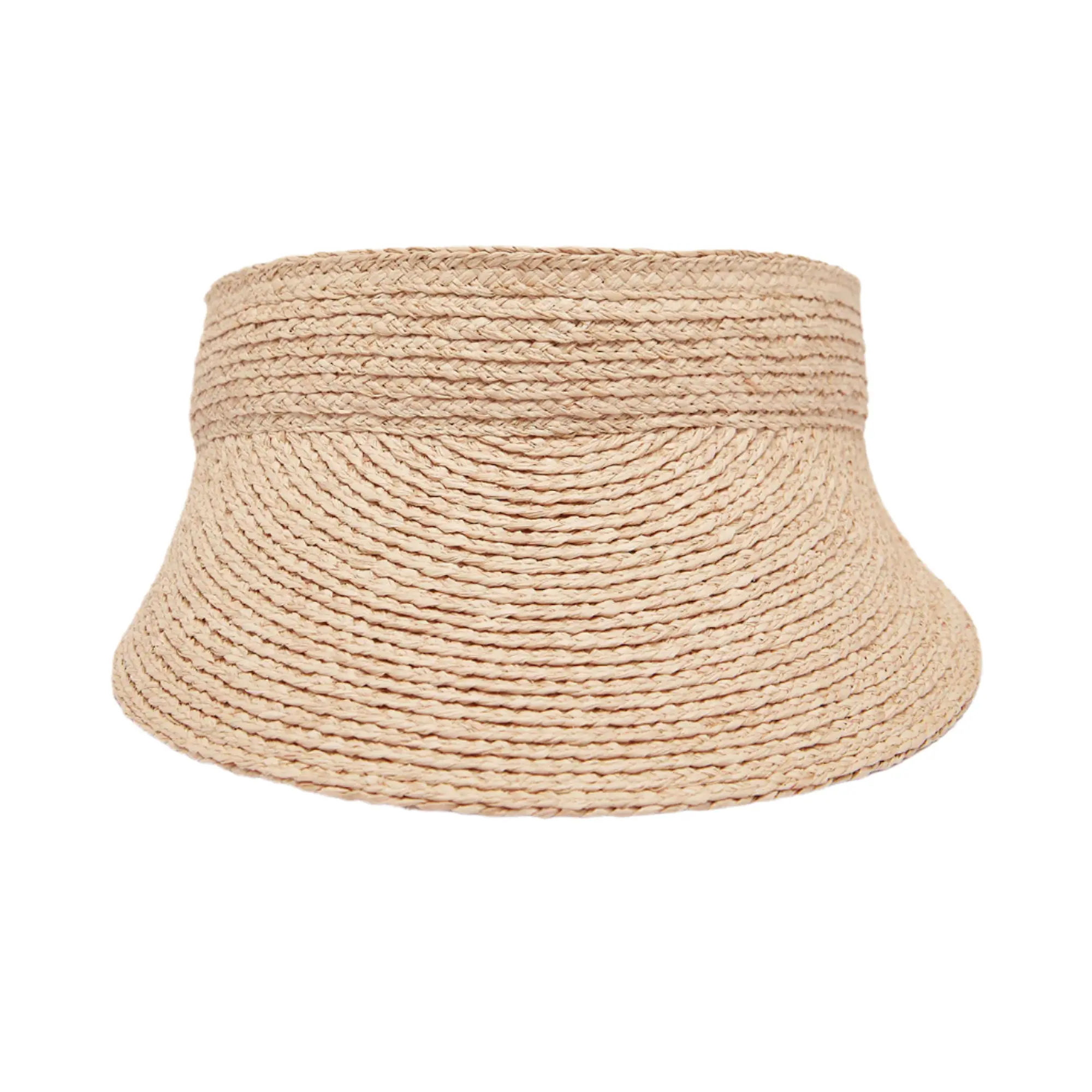 Product image 1 of 8 of Joules Women's Sunray Packable Adjustable Raffia Visor - Neutral