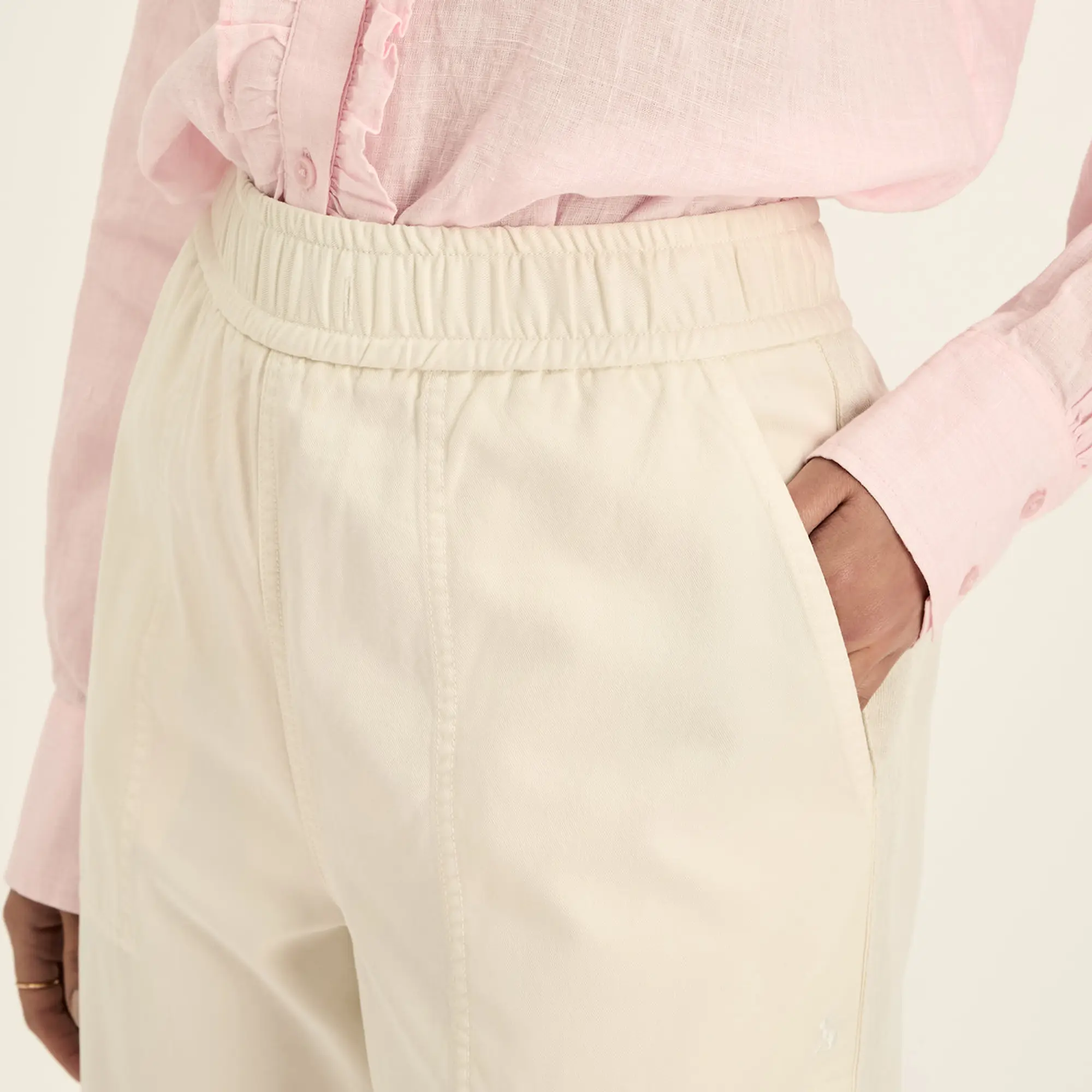 Product image 4 of 6 of Joules Women's Relaxed Chinos - Cream