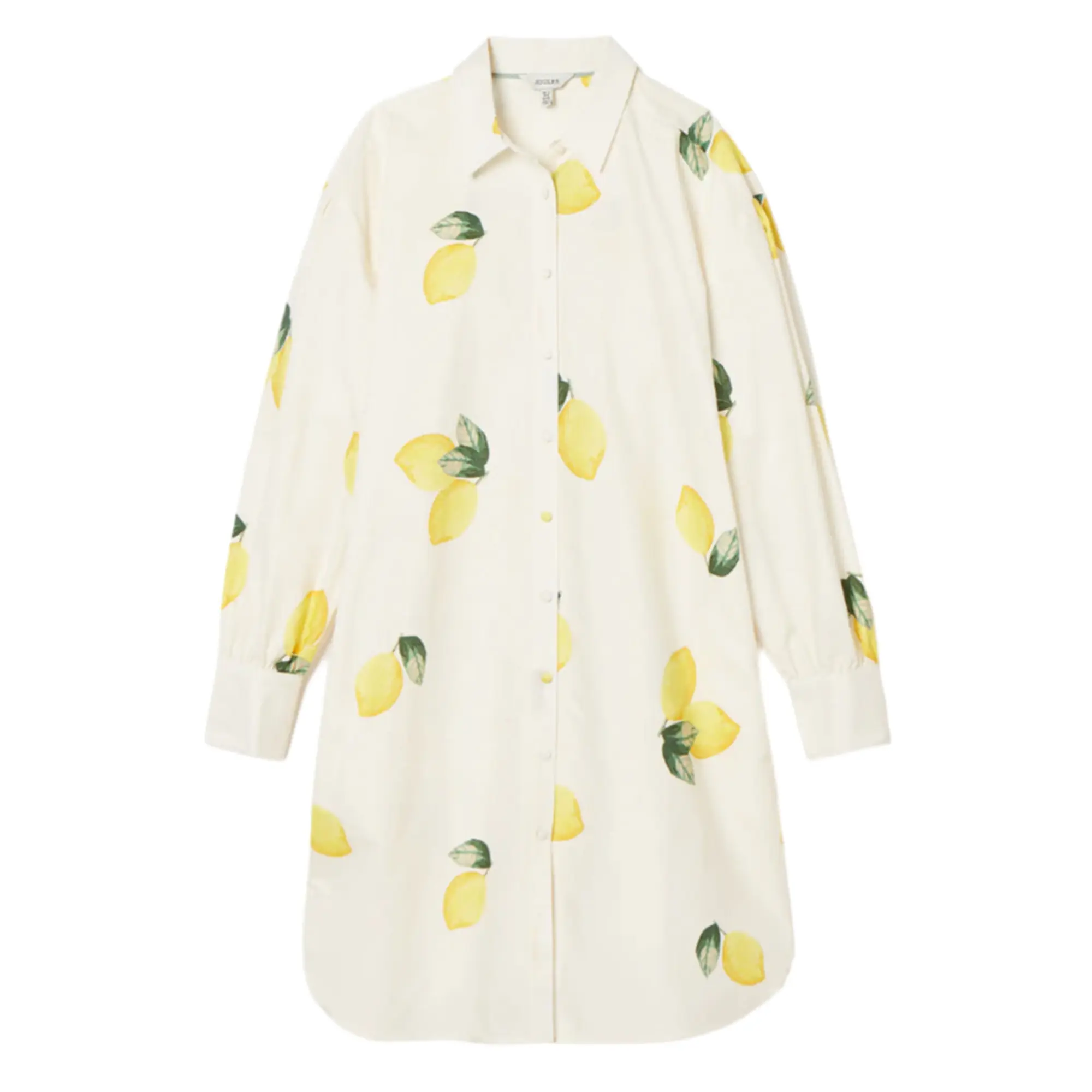 Product image 1 of 10 of Joules Women's Phoebe Shirt Dress - White Lemon