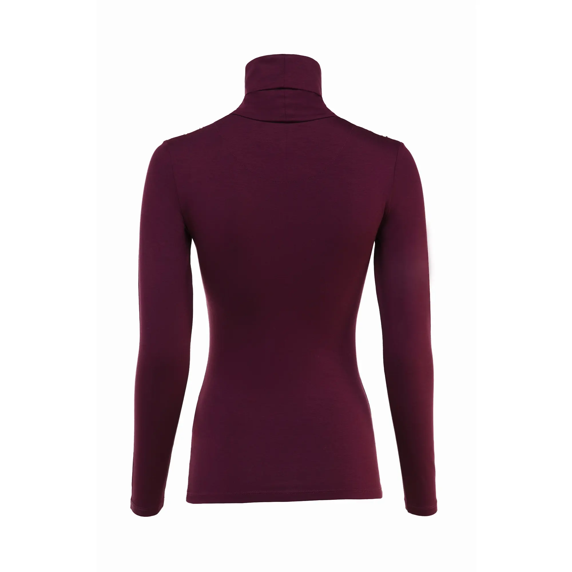 Product image 3 of 9 of Holland Cooper Women's Essential Roll Neck - Burgundy