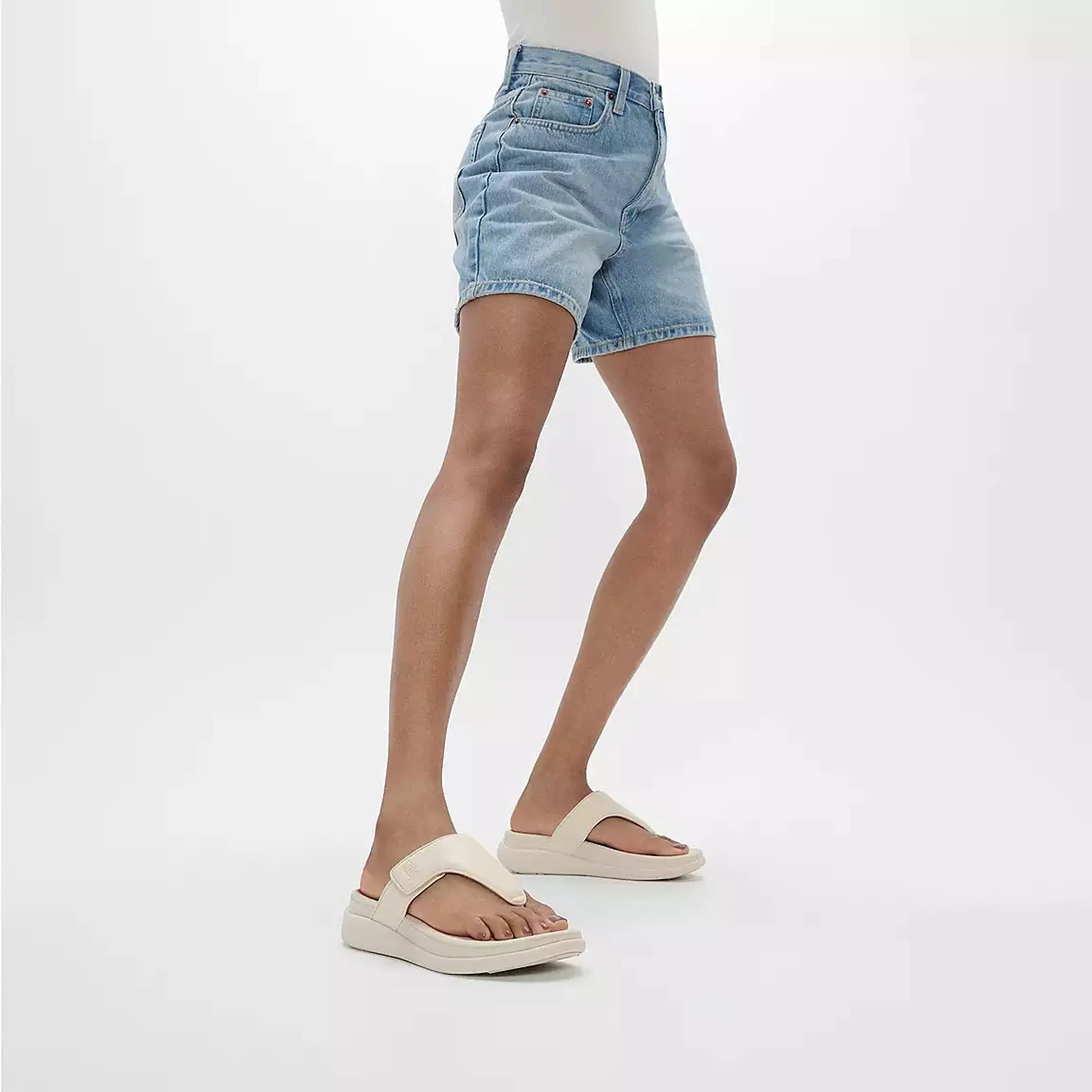 Product image 2 of 6 of FitFlop Women's F-MODE GO Adjustable Toe-Post Sandals - Paris Beige