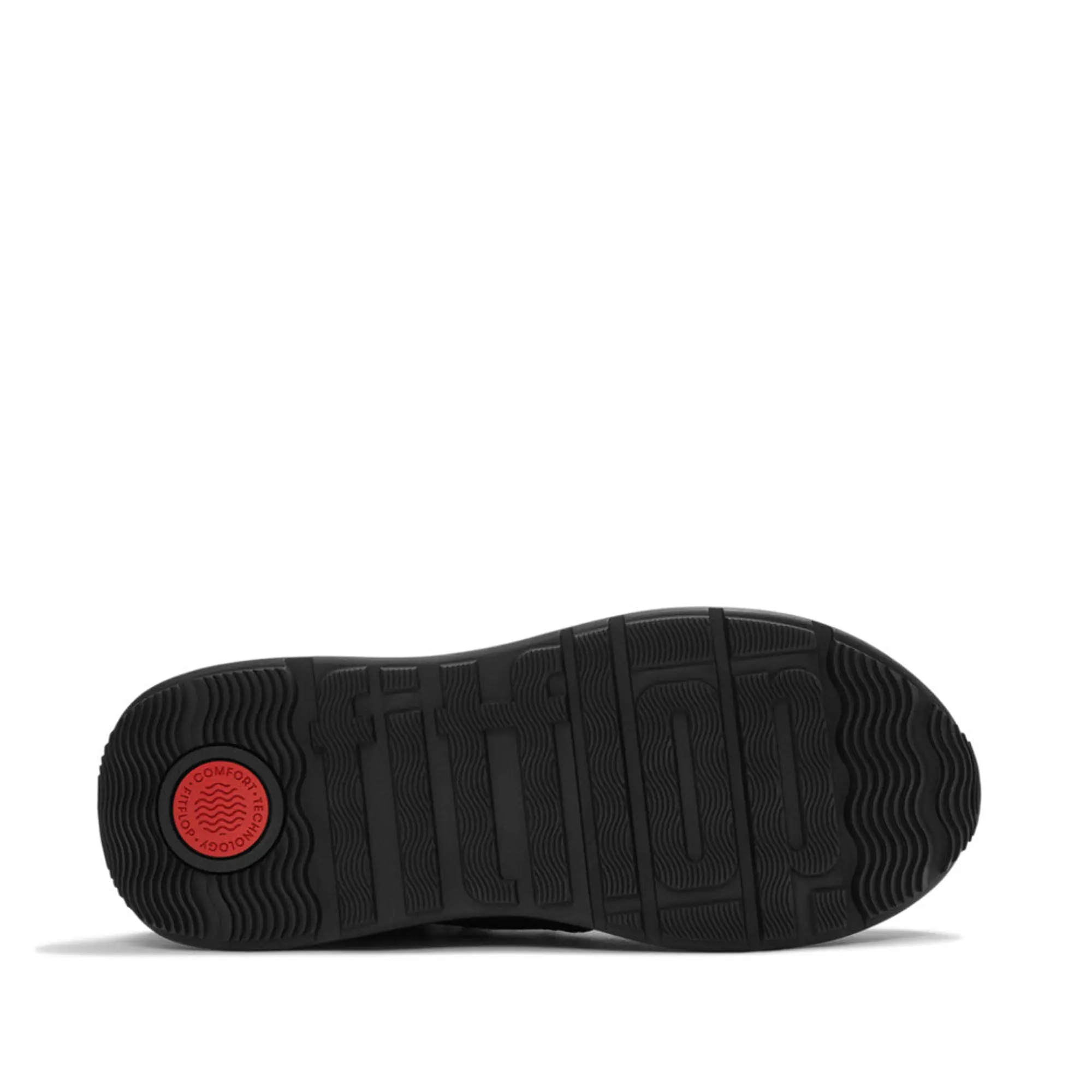 Product image 4 of 7 of FitFlop Women's F-MODE Teddy-Collar Warm Suede Lace-Up Booties - All Black