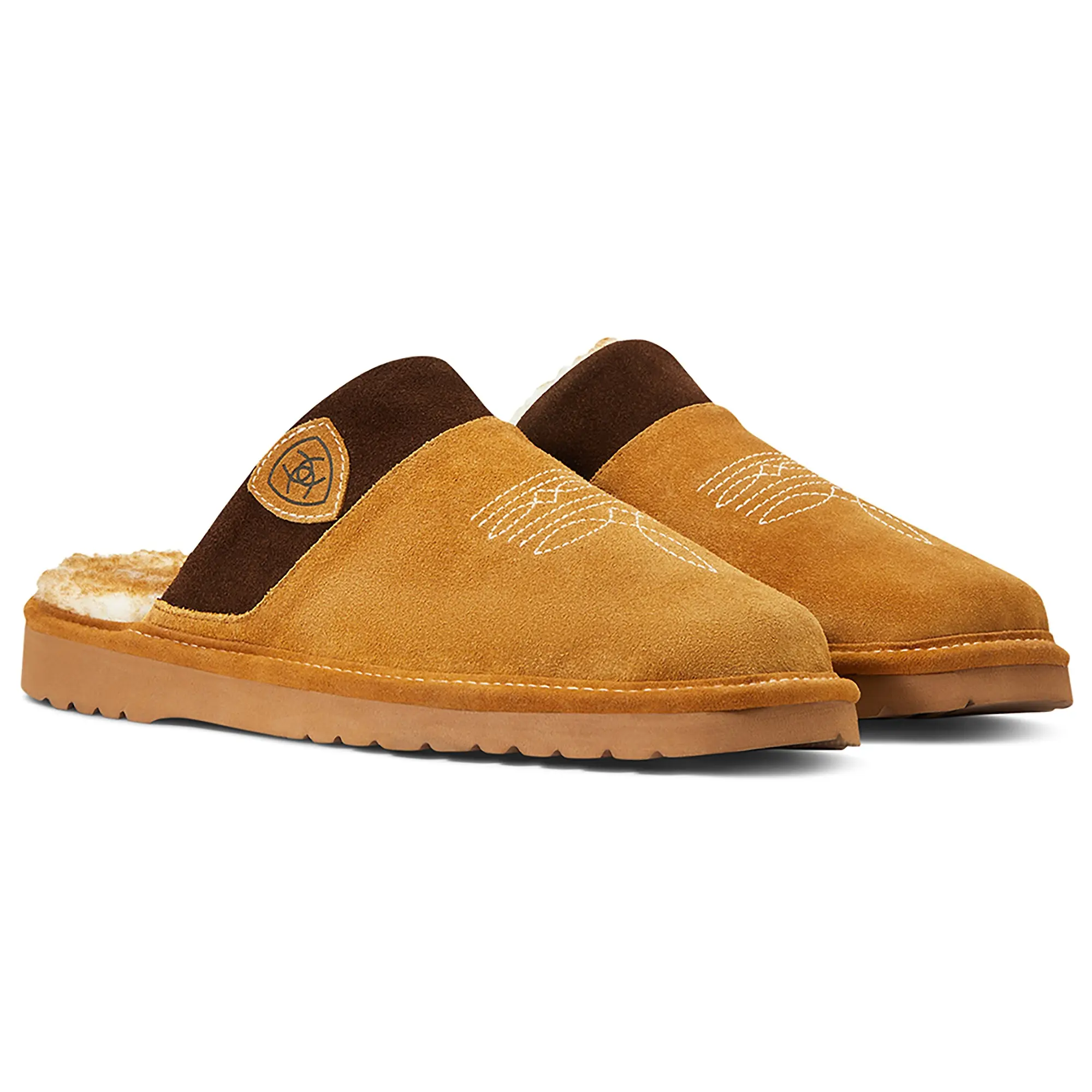 Product image 1 of 6 of Ariat Men's Silversmith Square Toe Slippers - Chestnut
