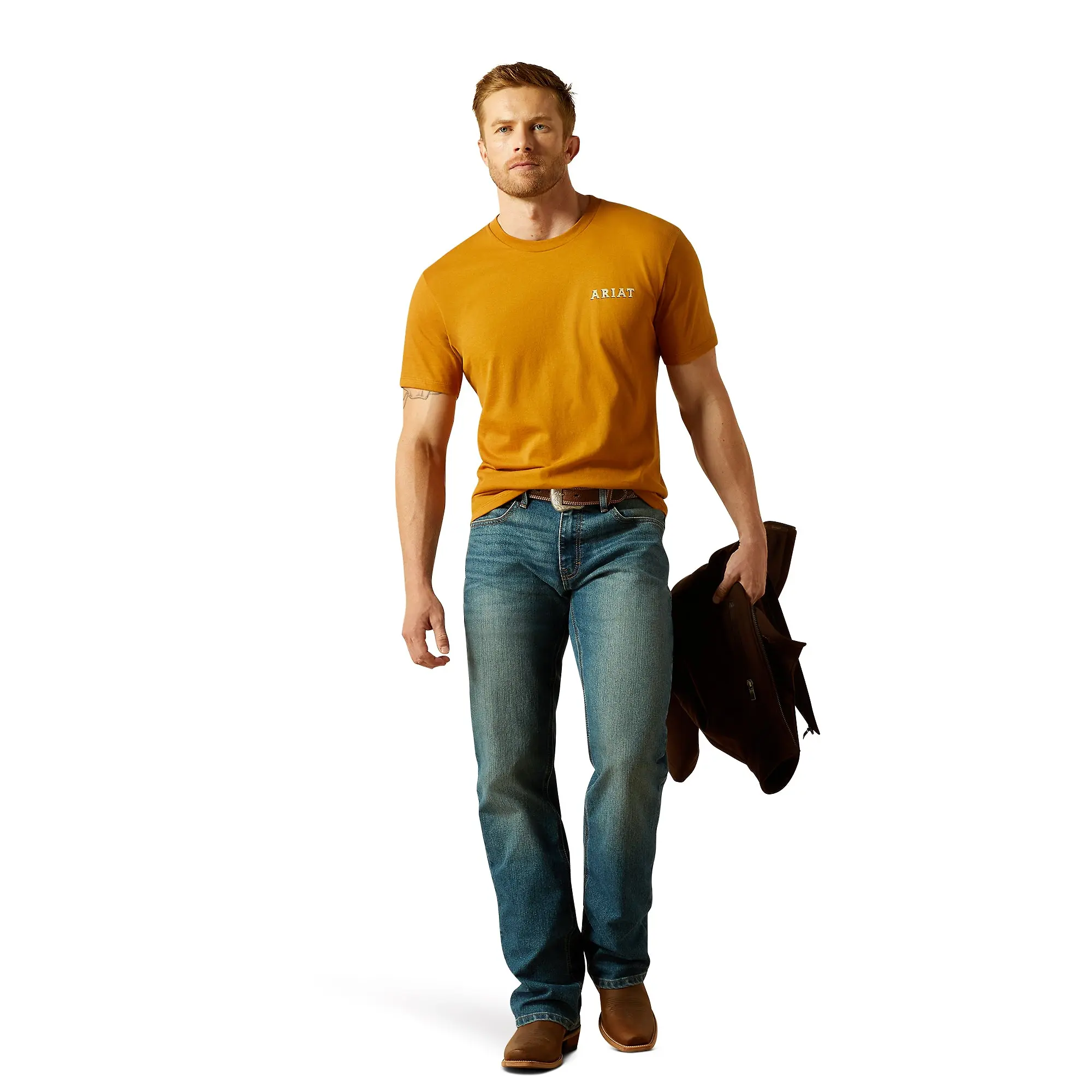 Product image 3 of 5 of Ariat Men's Ariat Scorpion Seal T-Shirt - Bone Brown