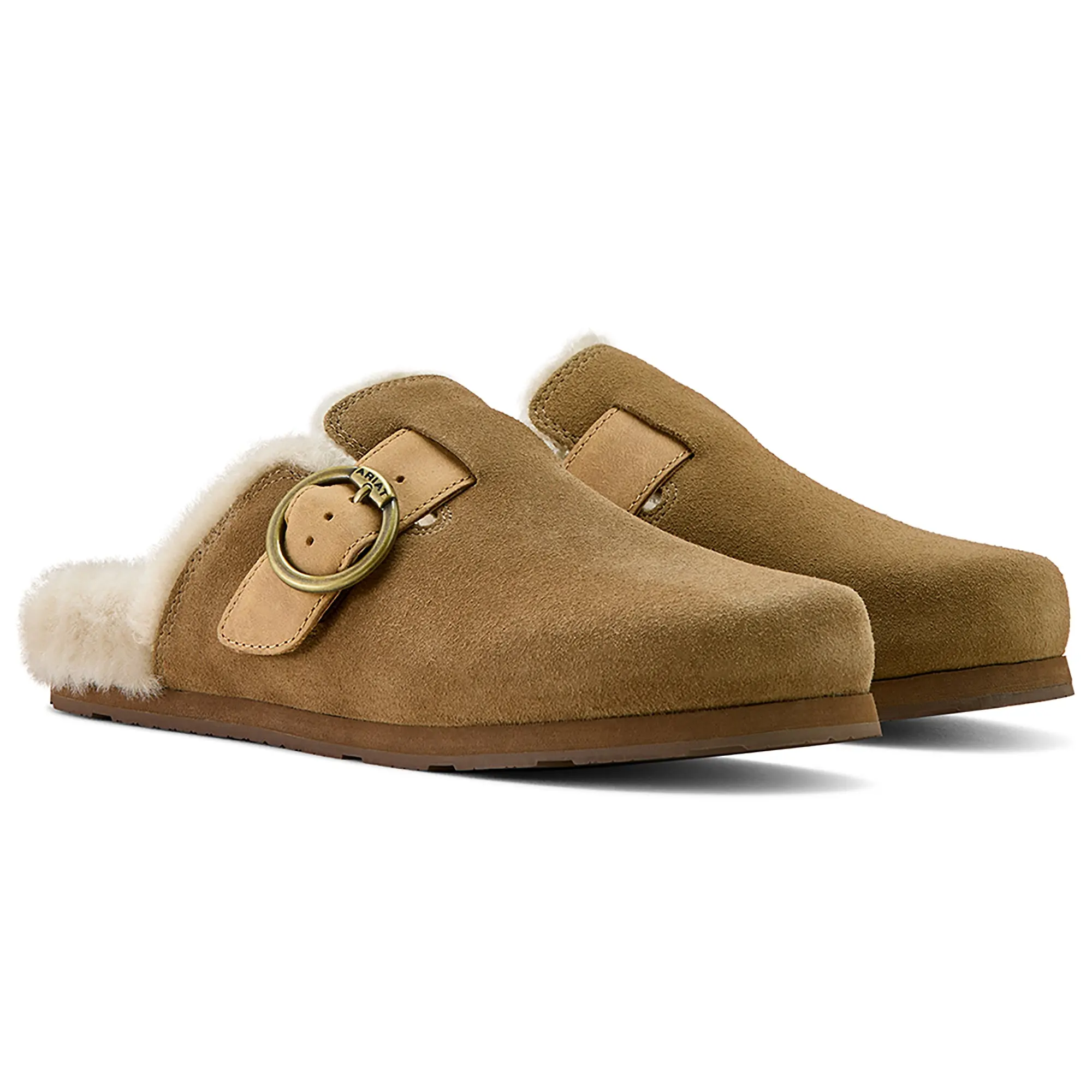Product image 1 of 7 of Ariat Women's Country Sherpa Mules - Ranch Brown Suede