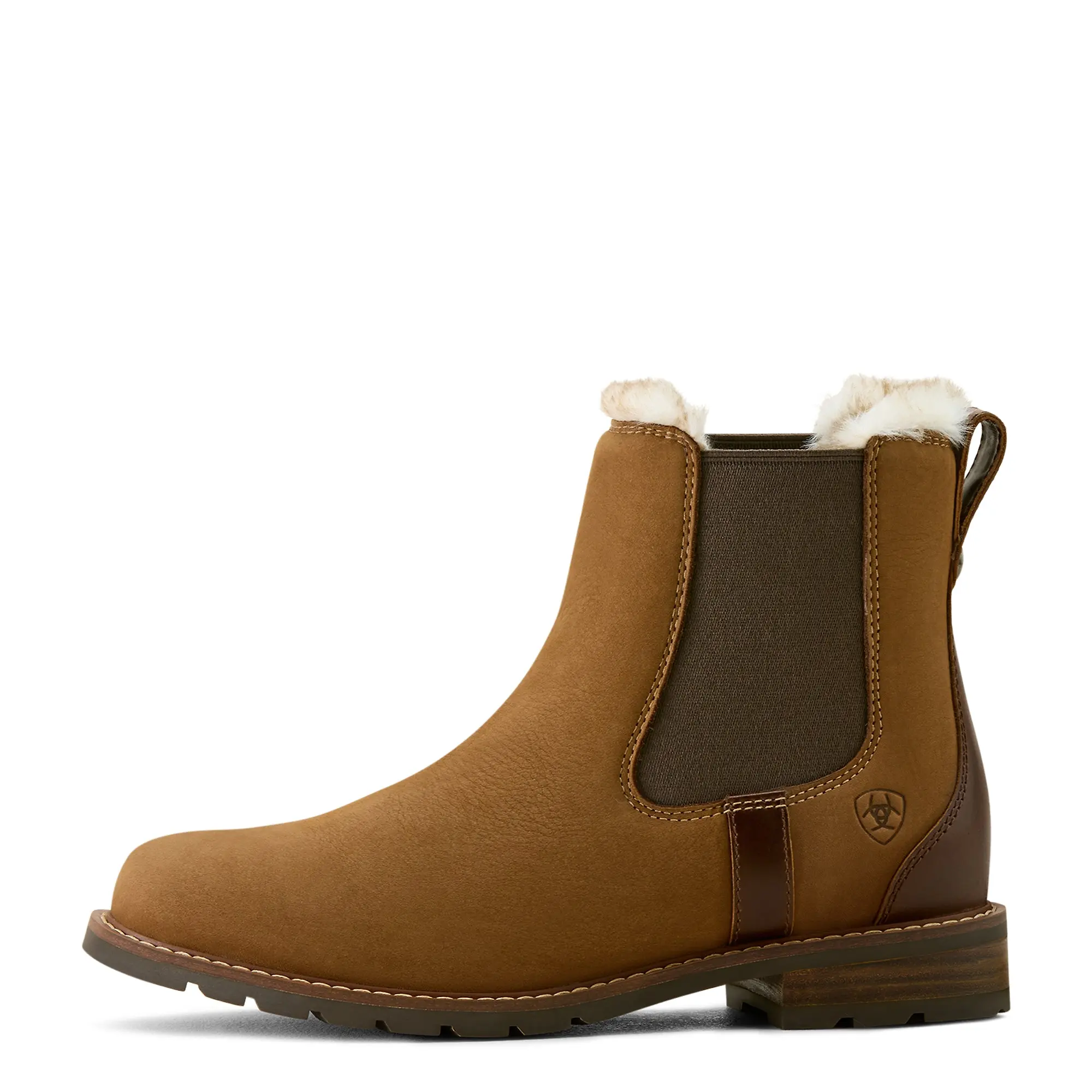 Product image 5 of 7 of Ariat Women's Wexford Sherpa Waterproof Chelsea Boots - Amber Brown