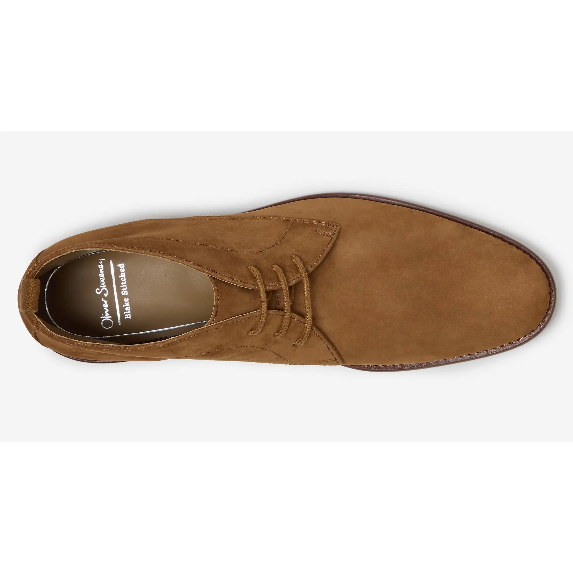 Product image 4 of 6 of Oliver Sweeney Men's Farleton Full Grain Nubuck Chukka Boots - Tan