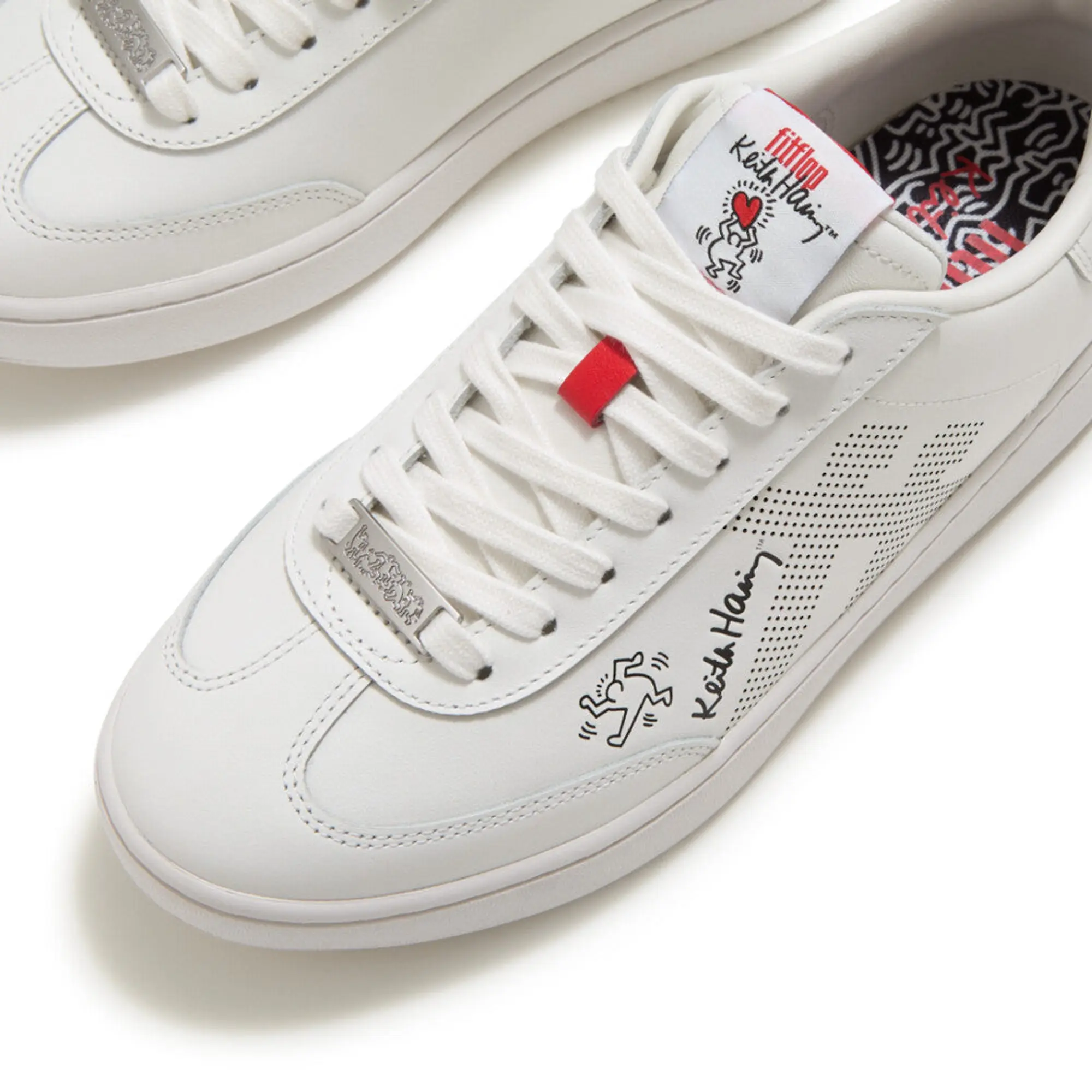 Product image 5 of 9 of FitFlop x Keith Haring Women's The Dash FF Trainers - Urban White