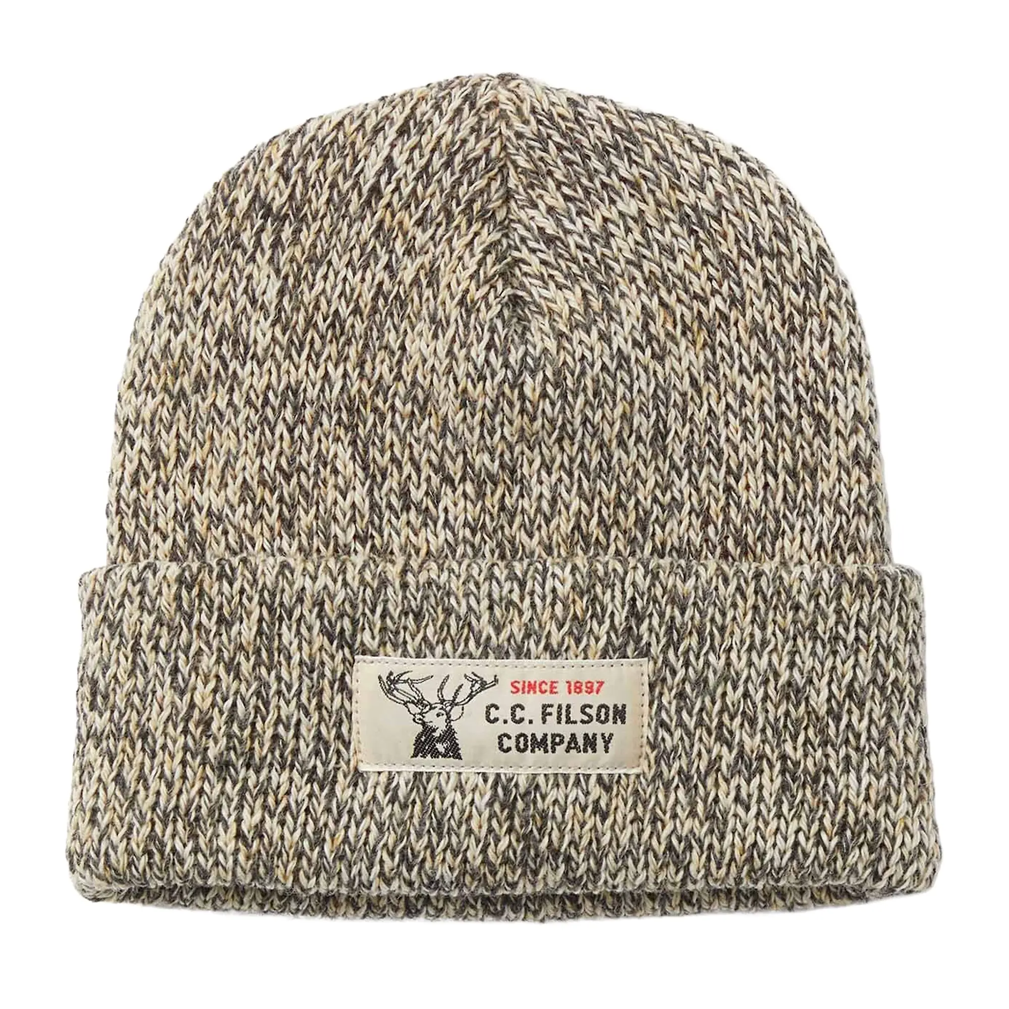 Product image 1 of 2 of Filson Lined Ragg Wool Beanie - Charcoal Heather
