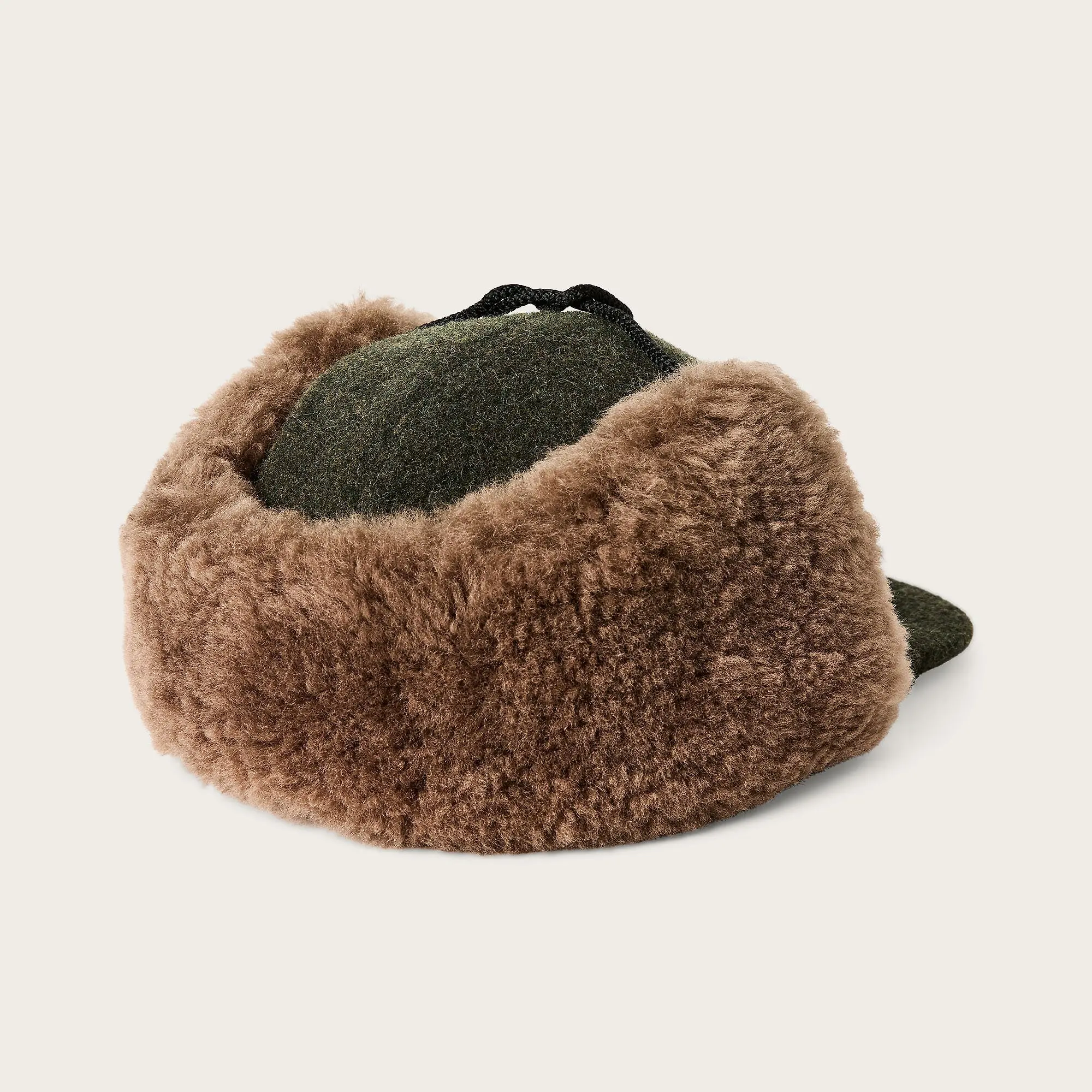 Product image 2 of 3 of Filson Double Mackinaw Wool Cap - Forest Green/Acorn