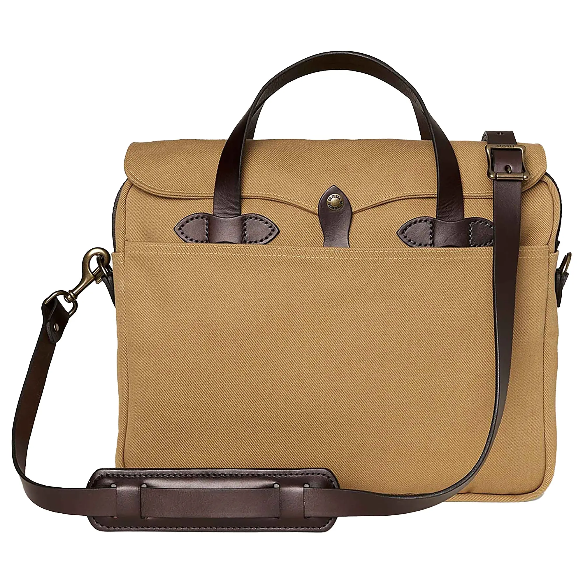 Product image 1 of 9 of Filson Rugged Twill Original Briefcase - Tan