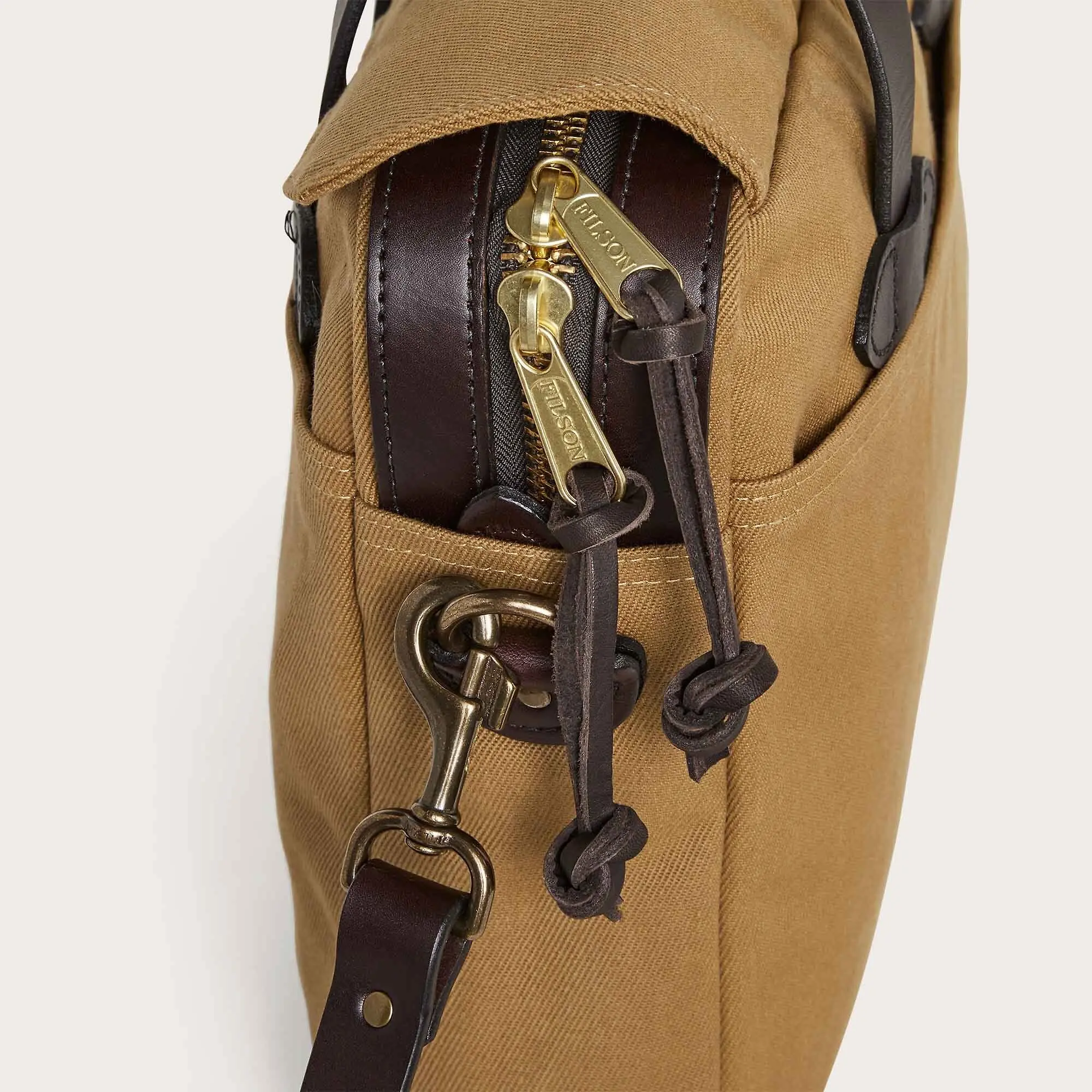 Product image 8 of 9 of Filson Rugged Twill Original Briefcase - Tan