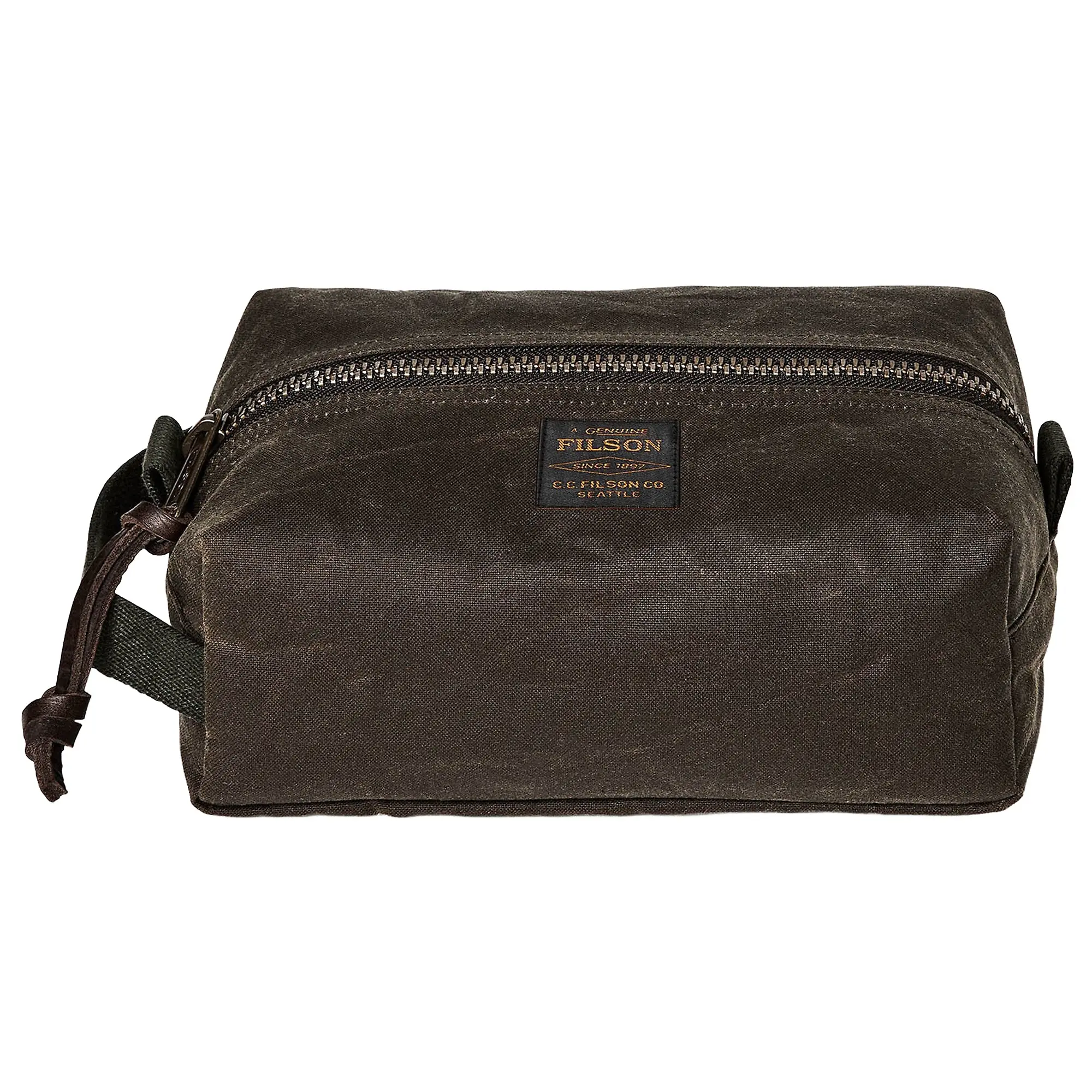 Product image 1 of 5 of Filson Tin Cloth Travel Kit - Otter Green