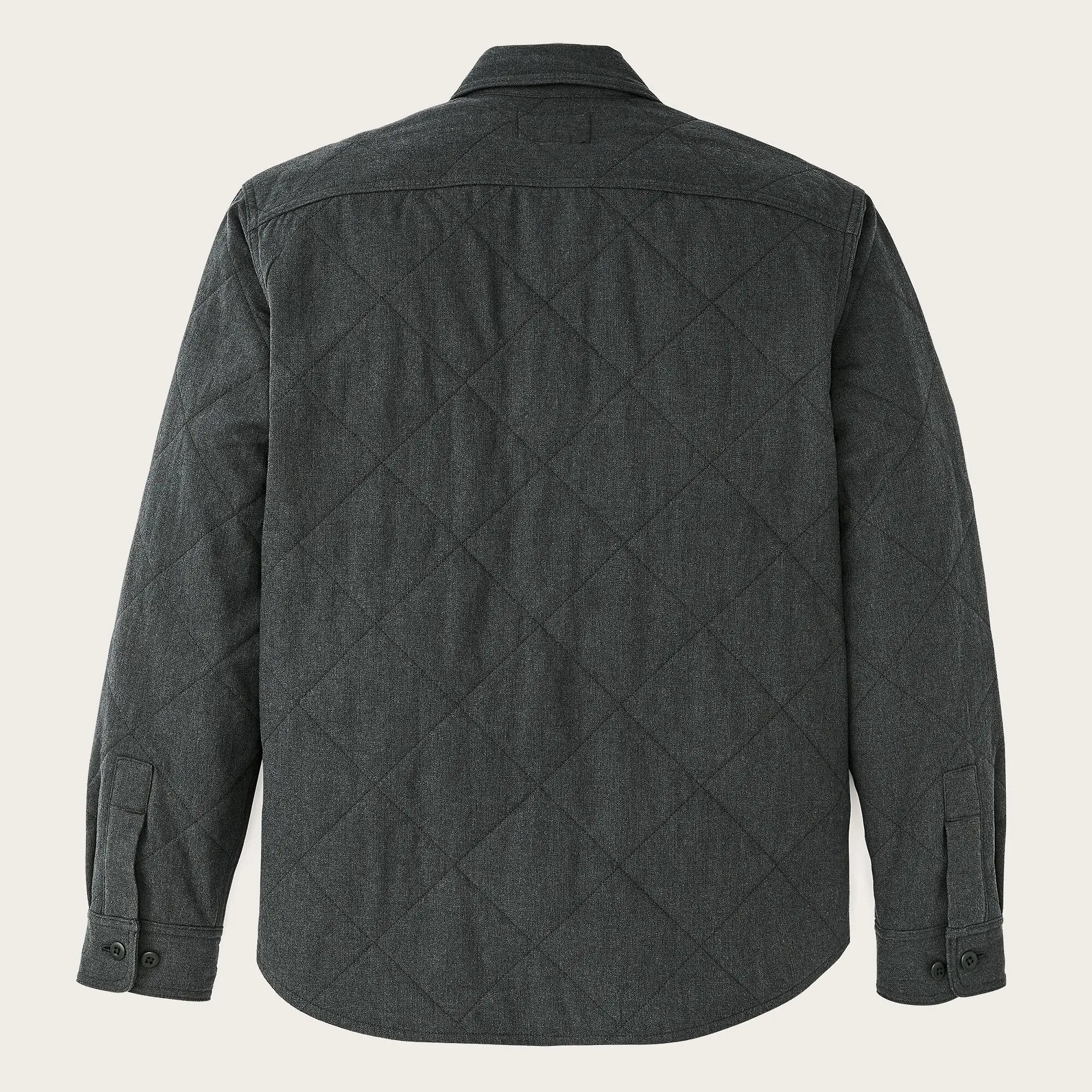 Product image 3 of 6 of Filson Men's Insulated Flannel Shirt - Charcoal