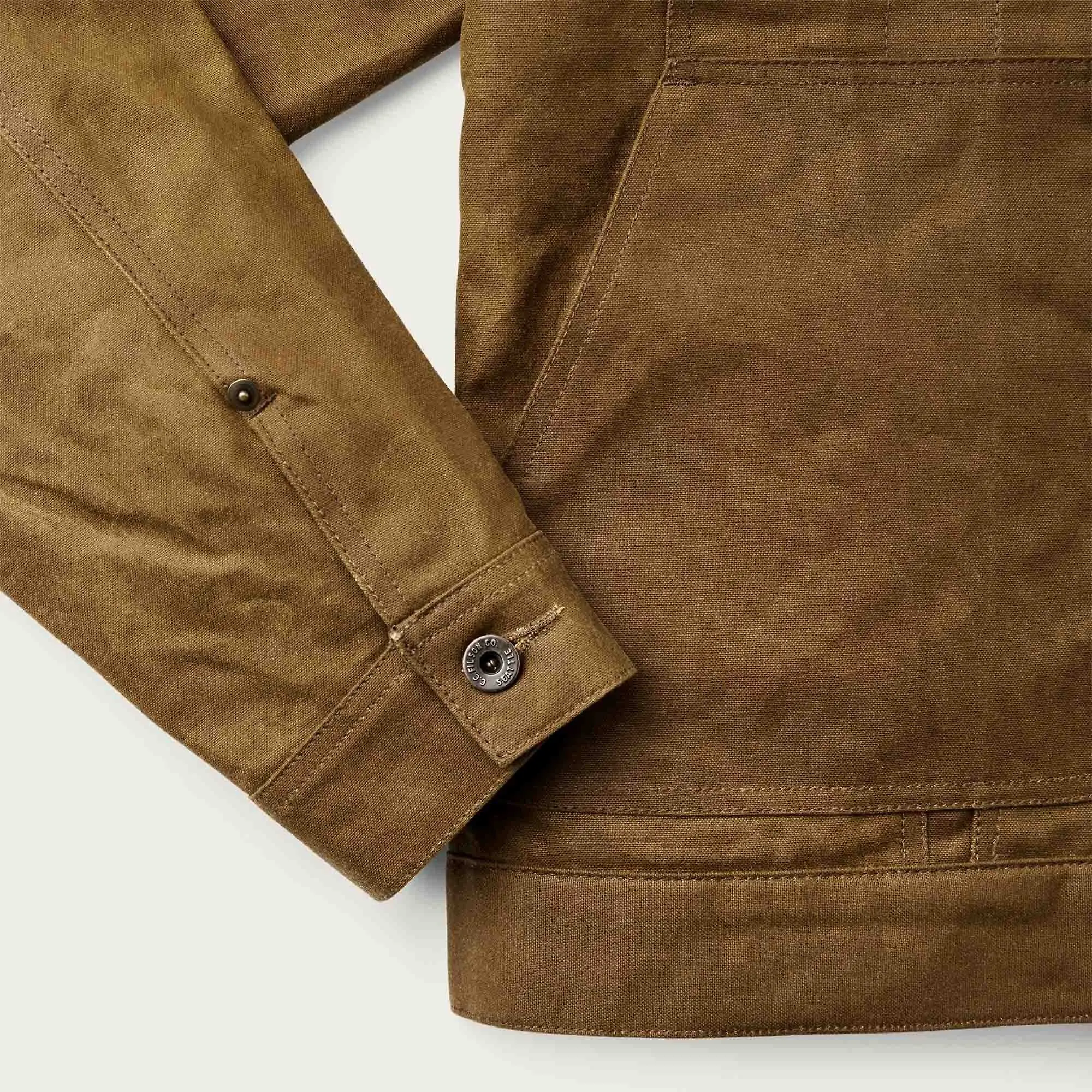 Product image 4 of 6 of Filson Men's Short Lined Cruiser Jacket - Dark Tan