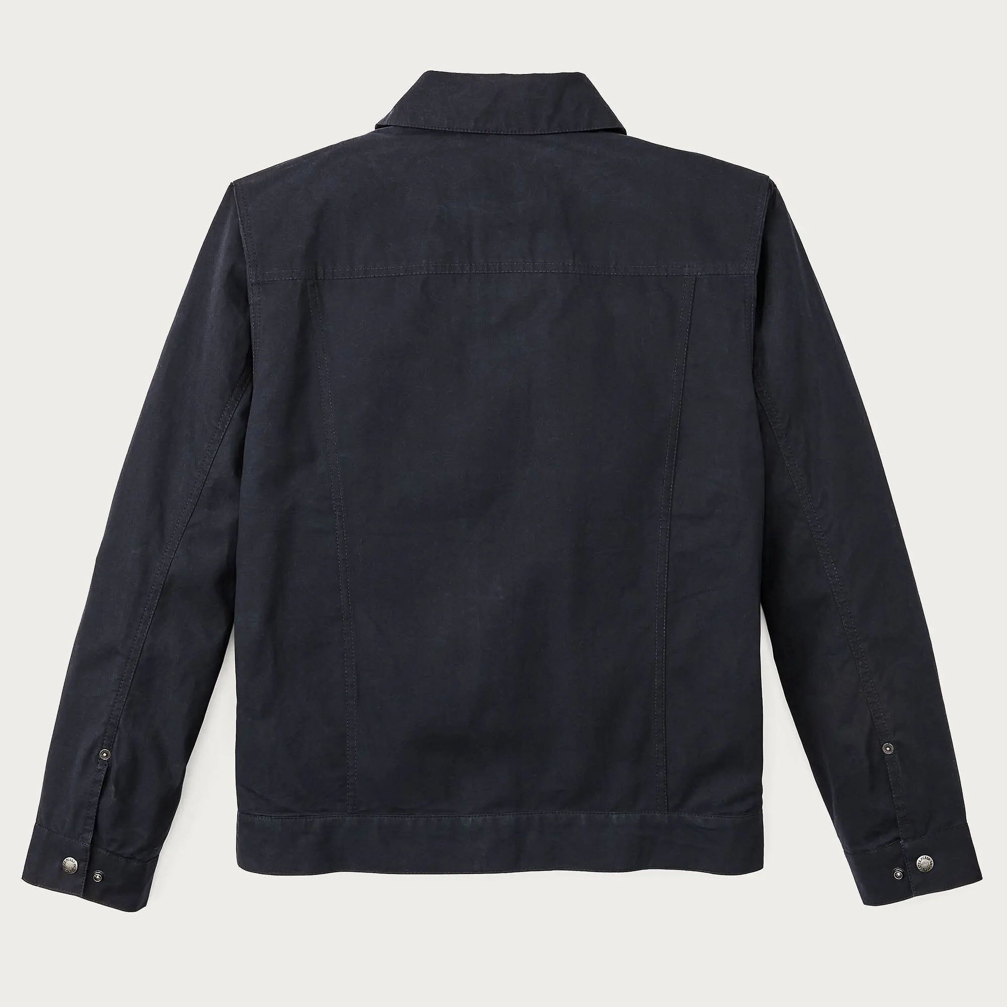 Product image 3 of 6 of Filson Men's Dry Wax Short Cruiser Jacket - Navy
