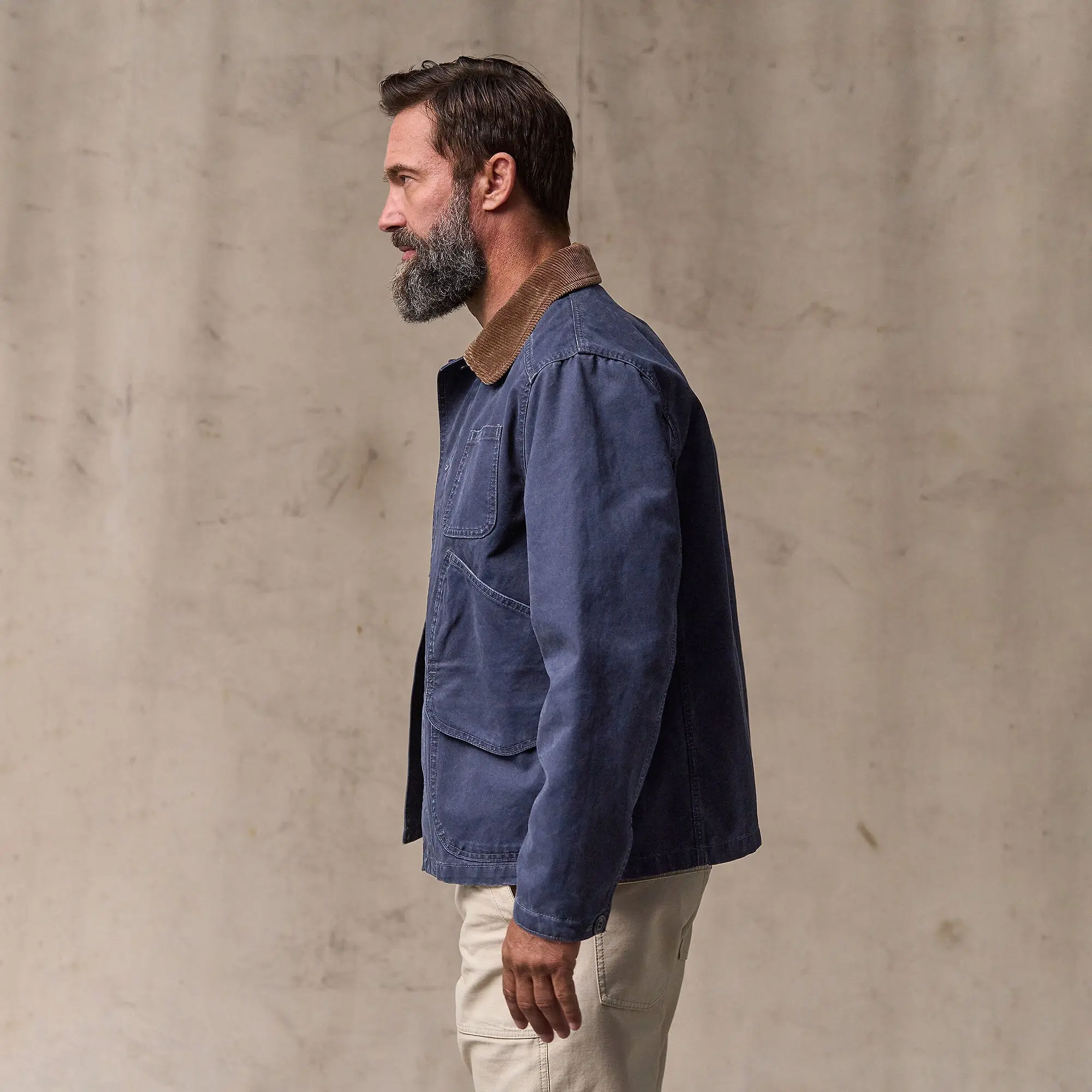 Product image 4 of 10 of Filson Men's Canvas Outfitter Jacket - Blue Mussel