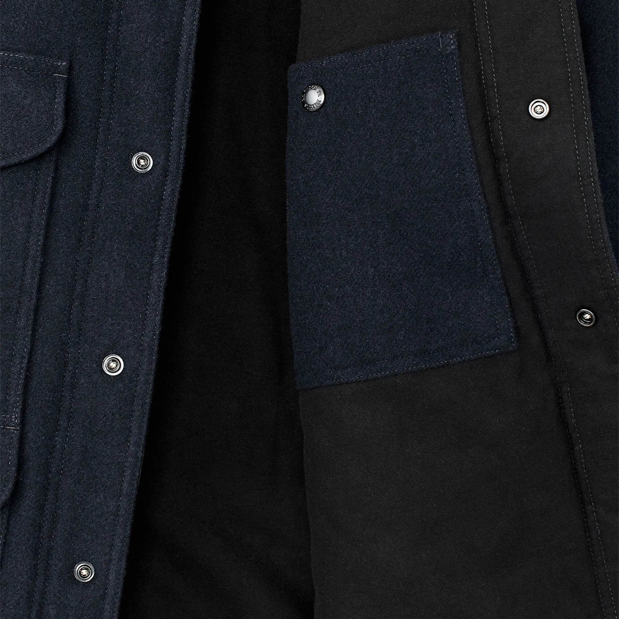 Product image 5 of 7 of Filson Men's Spokane Insulated Cruiser Mack Blend Jacket - Navy