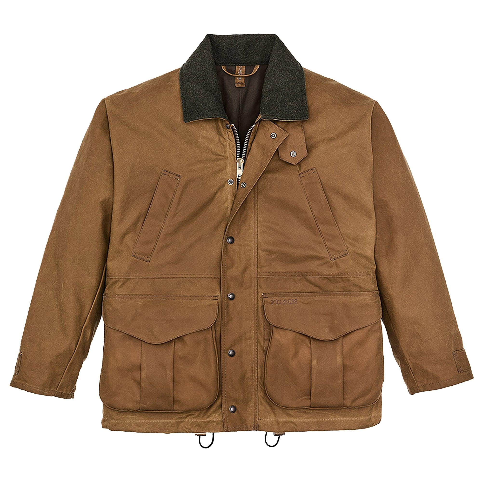 Filson Men's Lined Tin Cloth Field Jacket - Dark Tan | British Attire