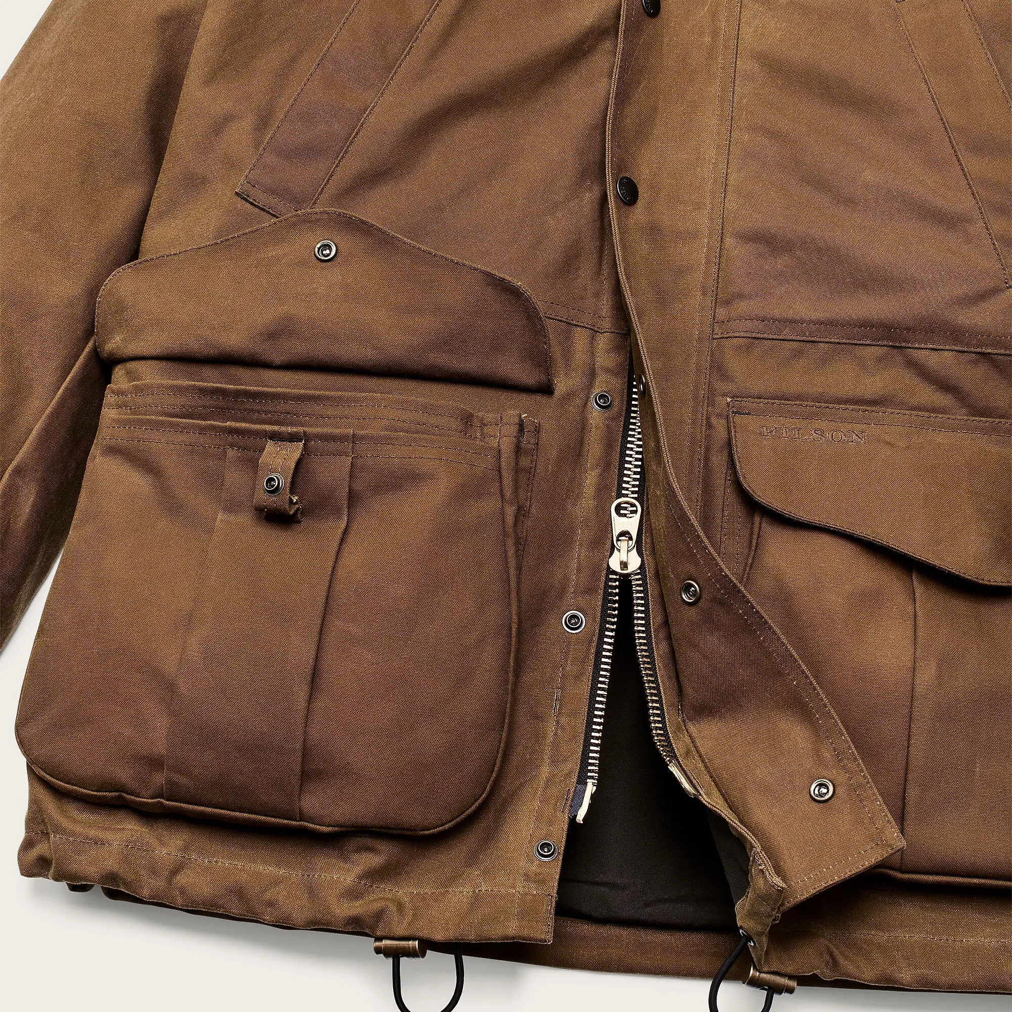 Product image 13 of 14 of Filson Men's Lined Tin Cloth Field Jacket - Dark Tan