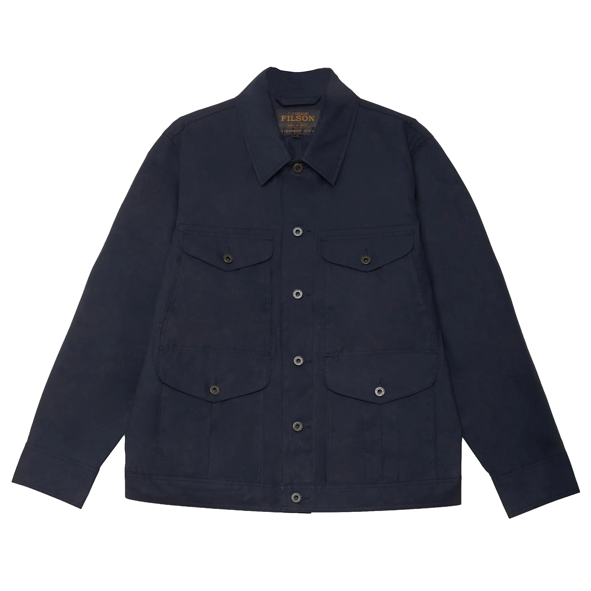 Product image 1 of 3 of Filson Men's Dry Wax Journeyman Jacket - Navy