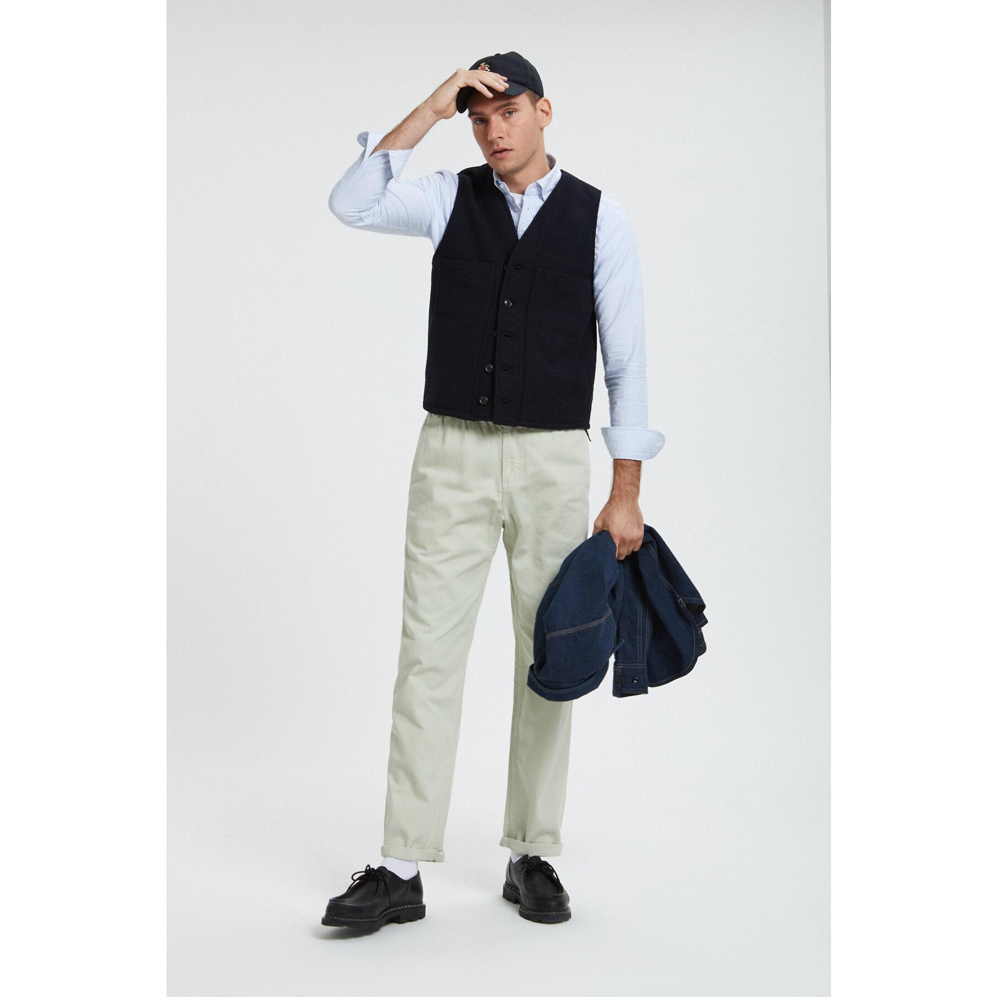 Filson Men's Mackinaw Wool Vest - Dark Navy | British Attire