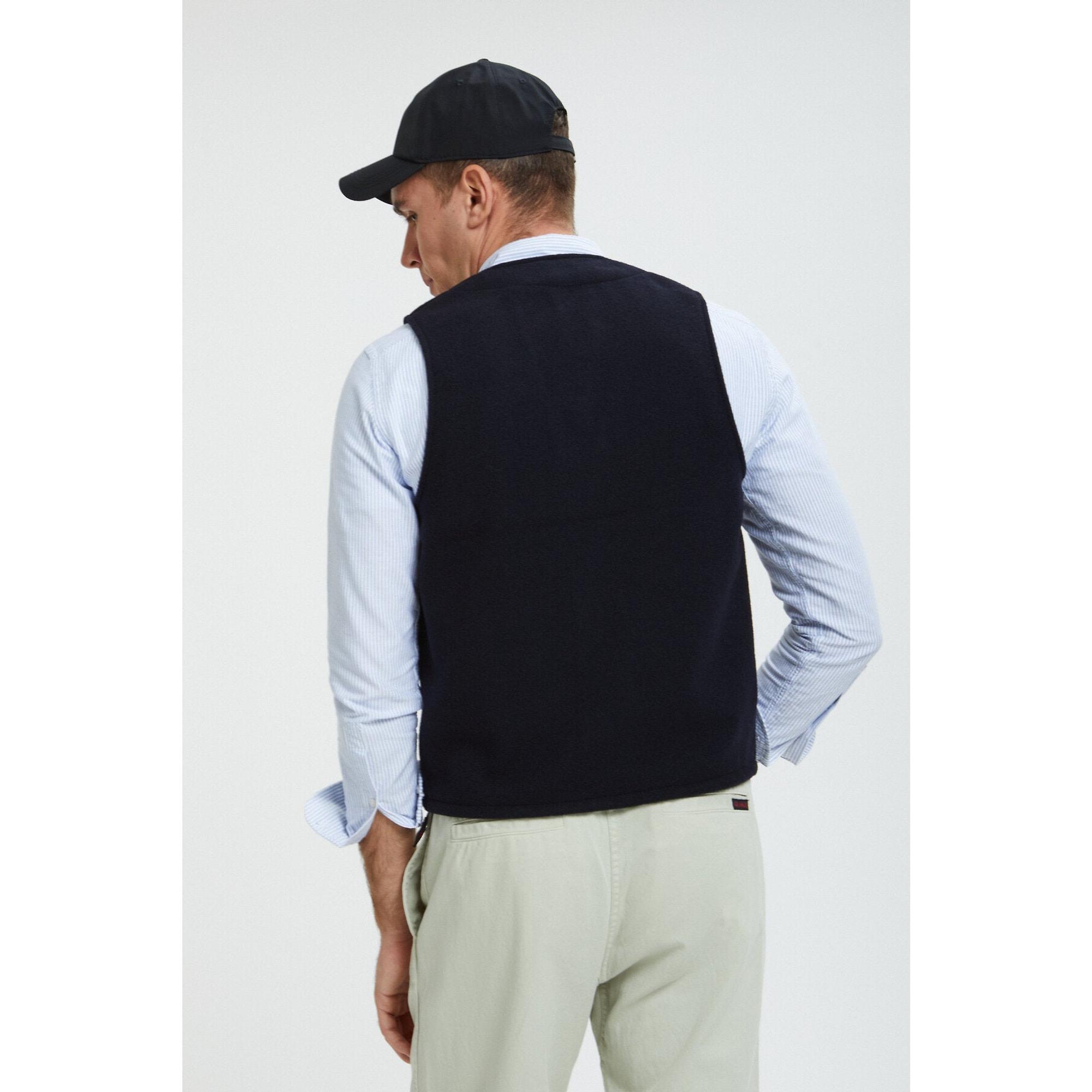 Filson Men's Mackinaw Wool Vest - Dark Navy | British Attire
