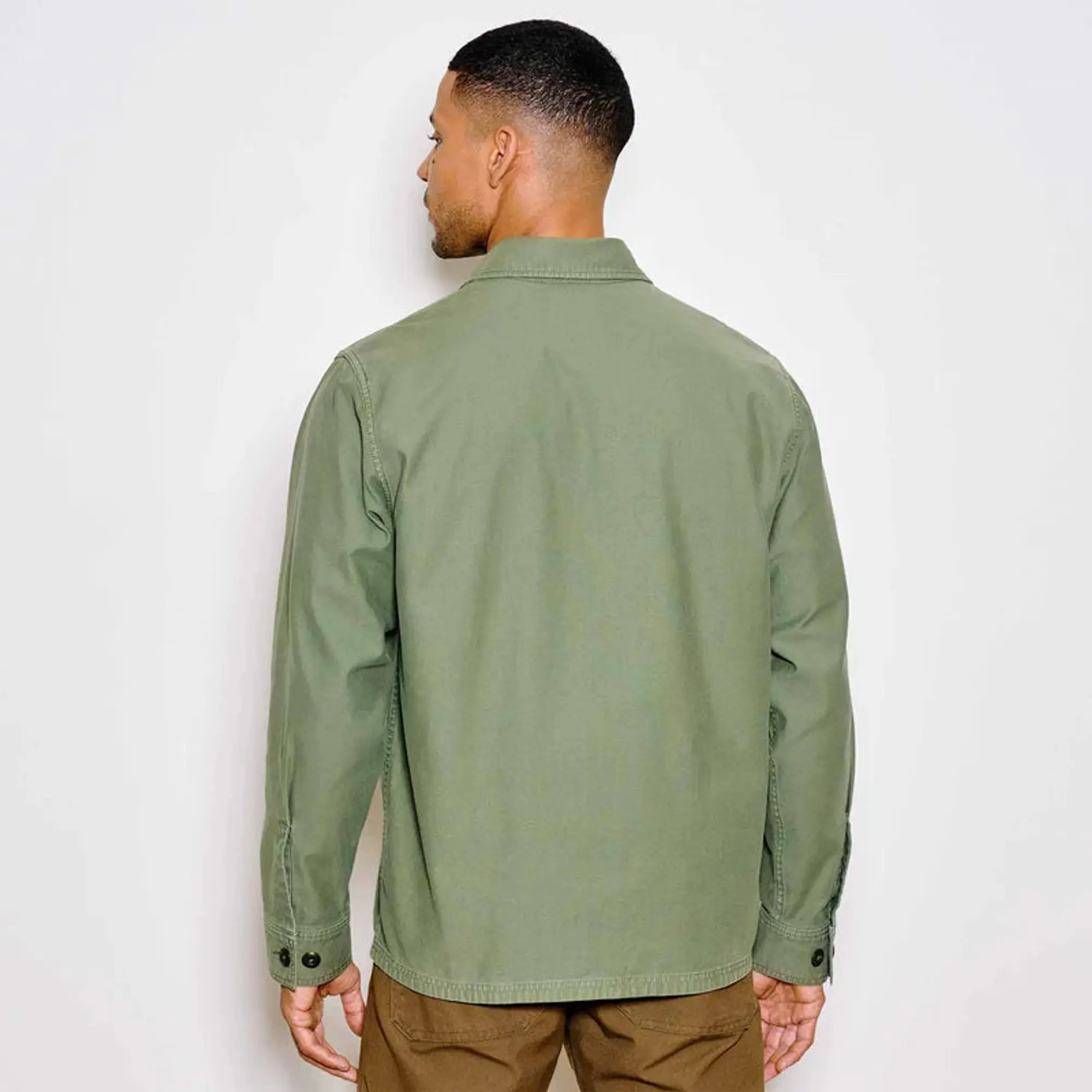 Product image 3 of 9 of Filson Men's Cotton Field Jac-Shirt - Washed Fatigue Green