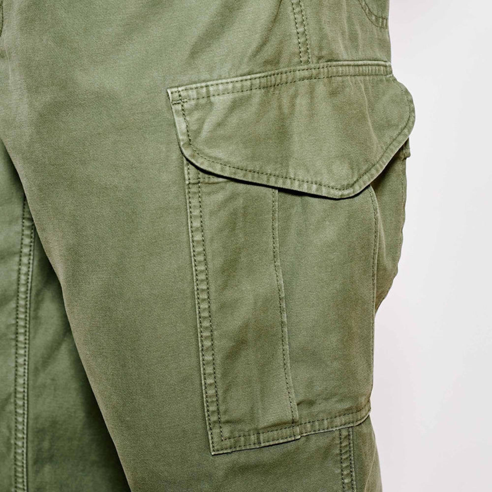 Filson Cotton Field Cargo Pants - Washed Fatigue Green | British
