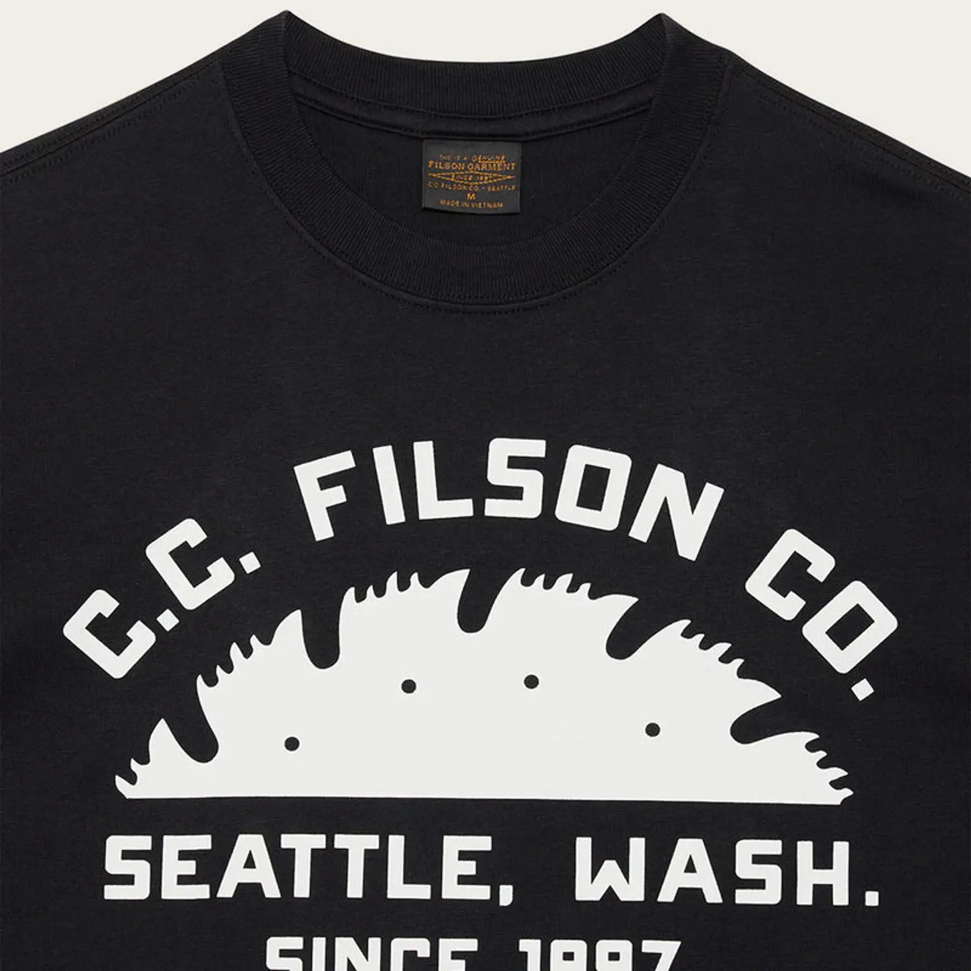 Product image 3 of 3 of Filson Men's Seattle Graphic T-Shirt - Black