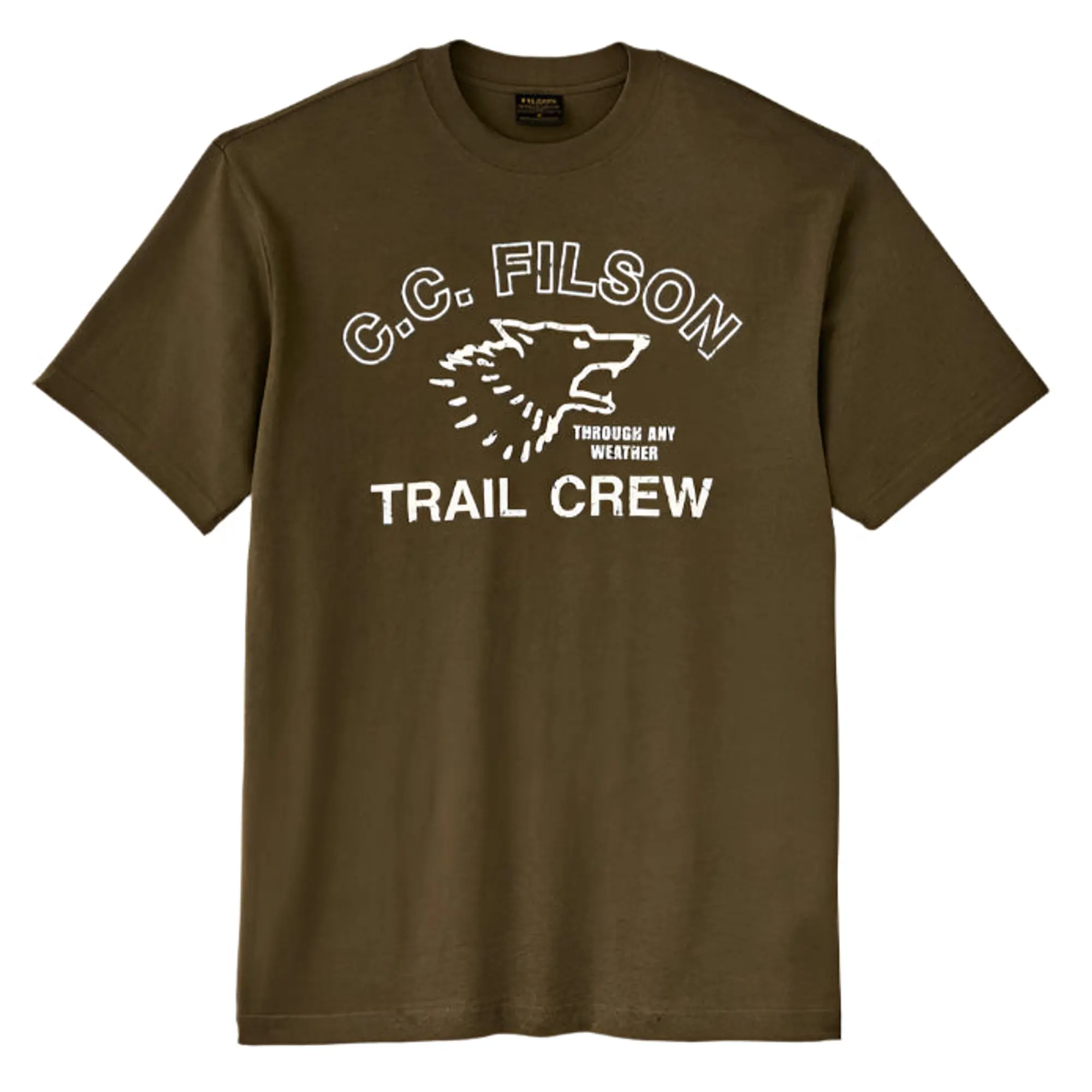 Product image 1 of 4 of Filson Men's Frontier Graphic T-Shirt - Military Olive/Trail