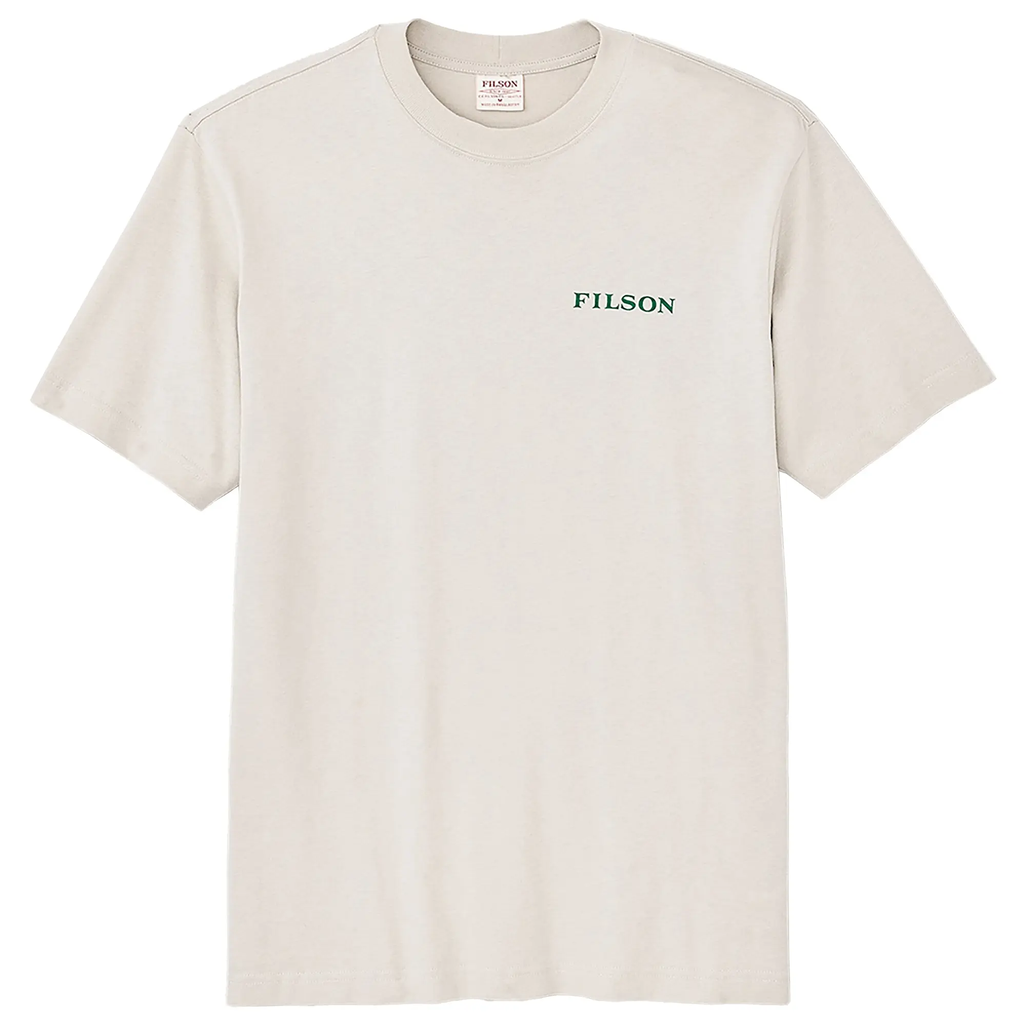 Product image 1 of 3 of Filson Men's Frontier Logo T-Shirt - Cliff Gray/Scenic Mark