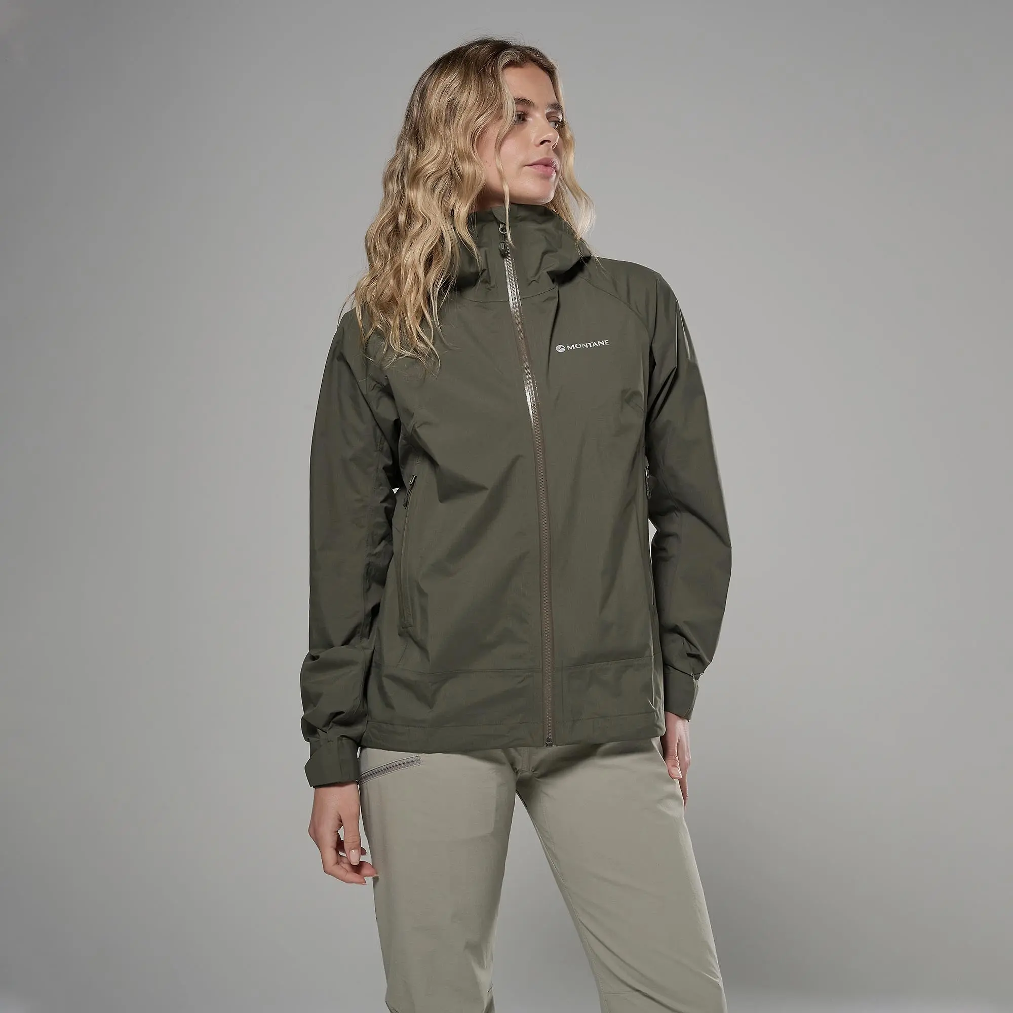 Product image 2 of 9 of Montane Women's Norste Lite Waterproof Jacket - Moss