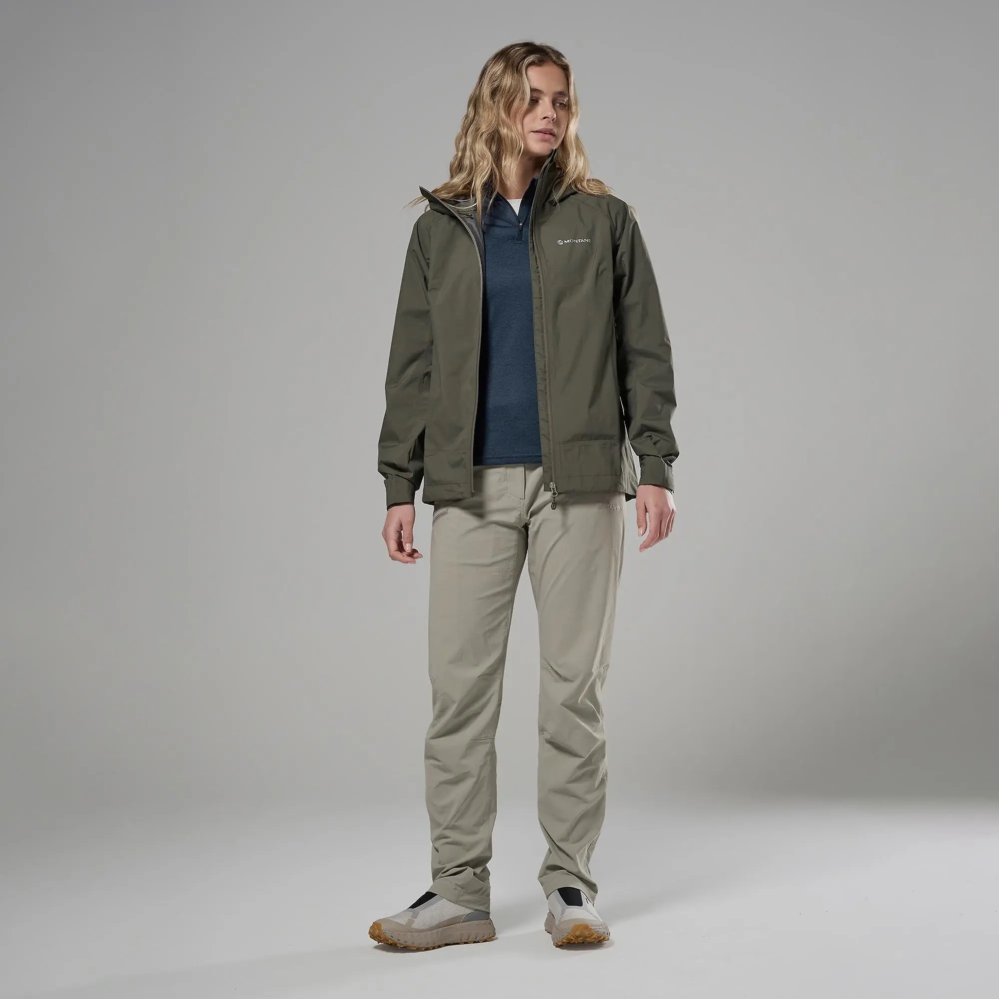 Product image 4 of 9 of Montane Women's Norste Lite Waterproof Jacket - Moss