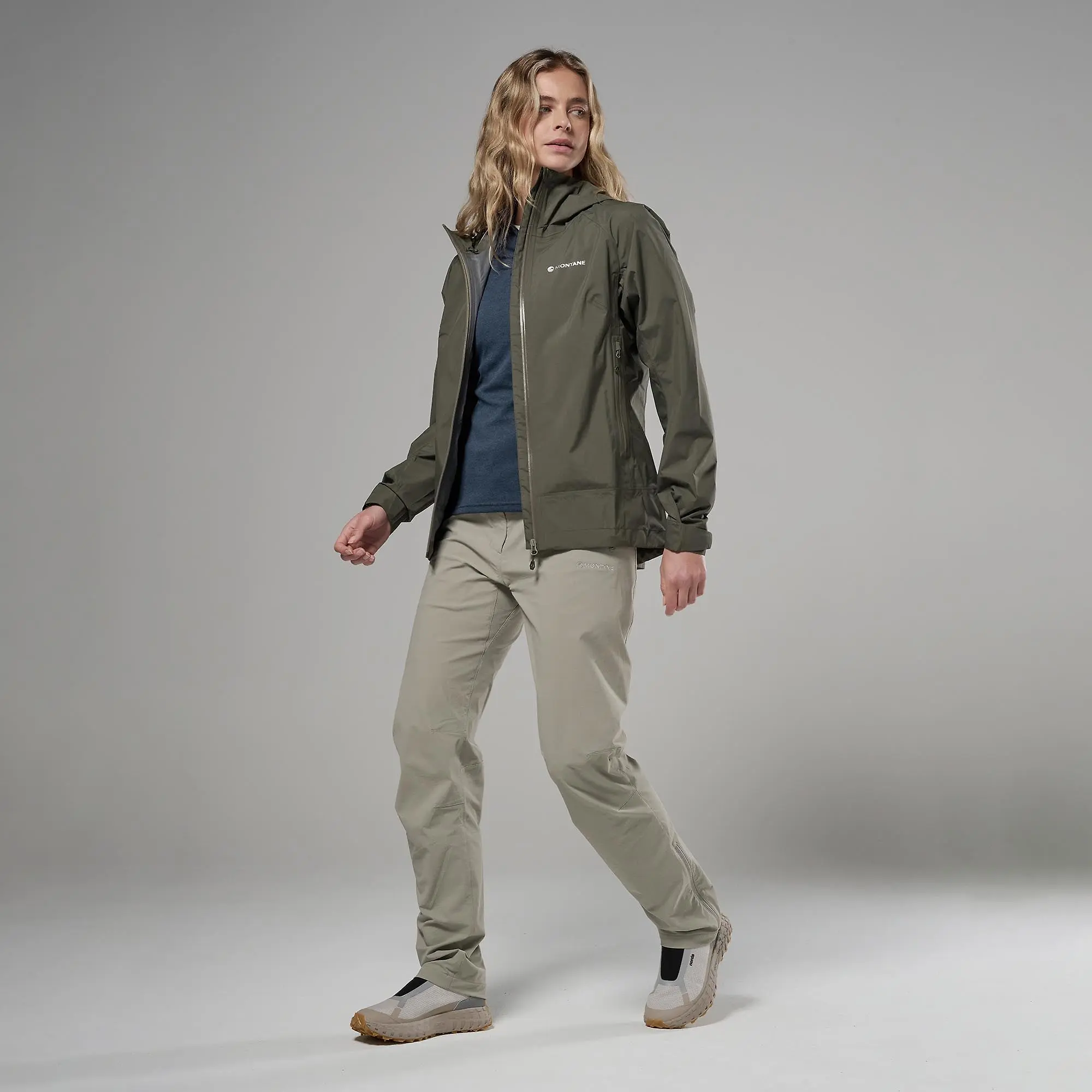Product image 5 of 9 of Montane Women's Norste Lite Waterproof Jacket - Moss