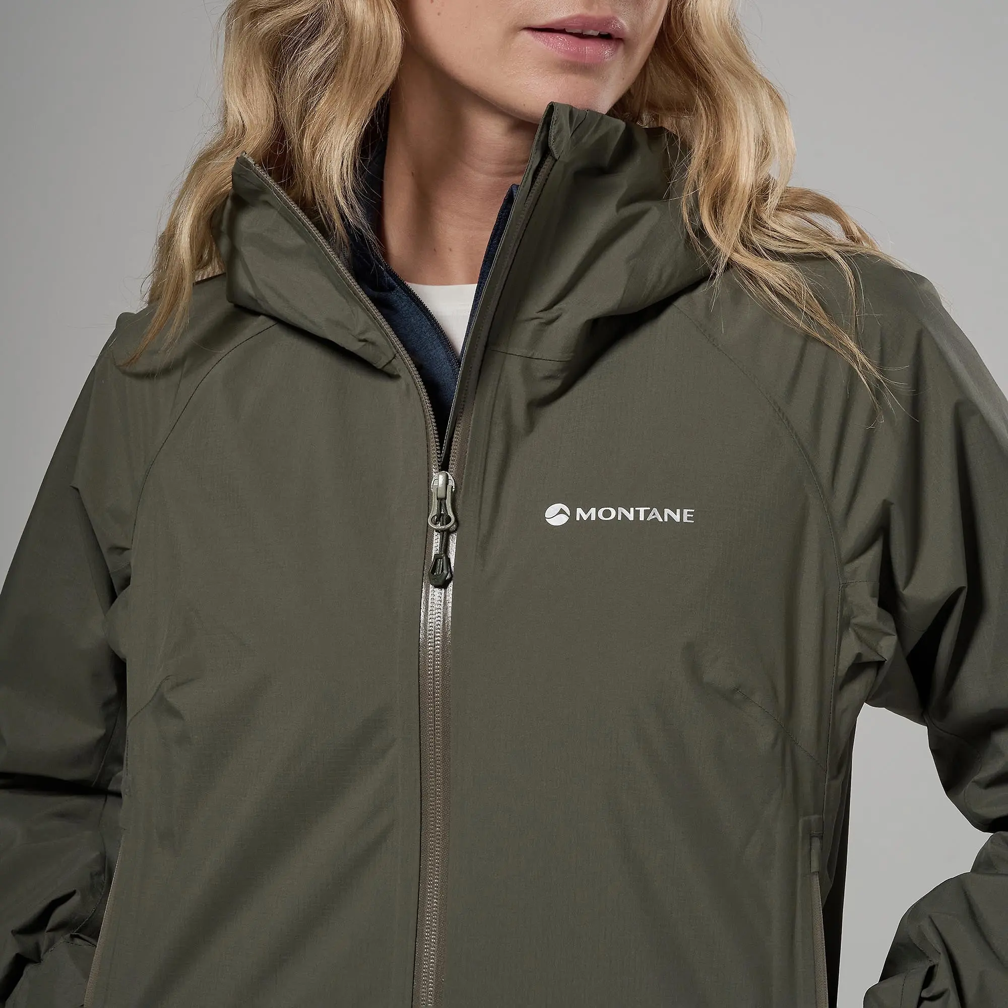 Product image 6 of 9 of Montane Women's Norste Lite Waterproof Jacket - Moss