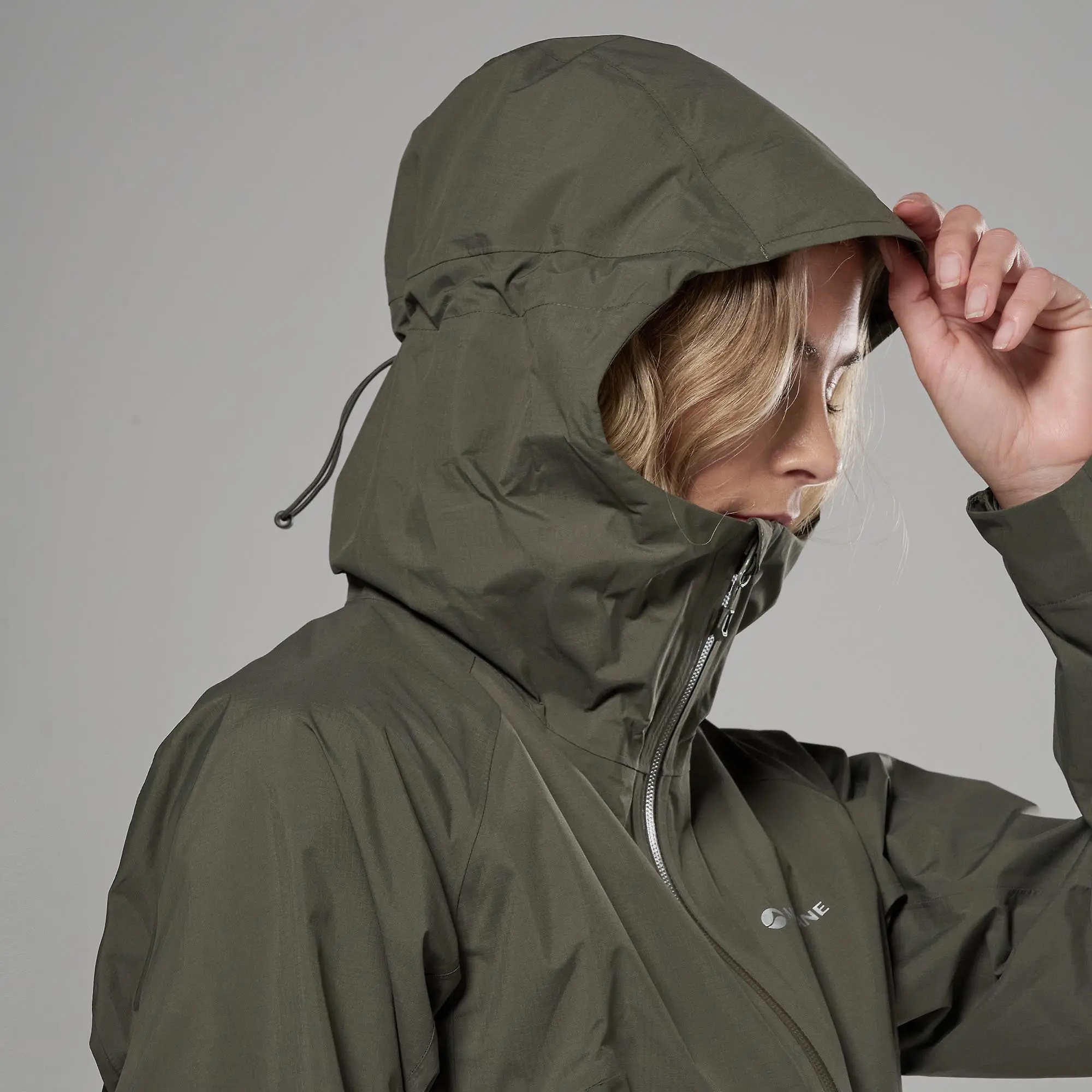 Product image 8 of 9 of Montane Women's Norste Lite Waterproof Jacket - Moss
