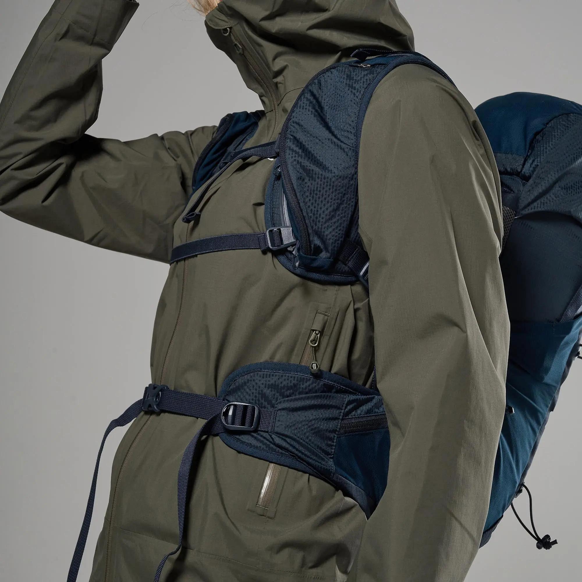 Product image 9 of 9 of Montane Women's Norste Lite Waterproof Jacket - Moss