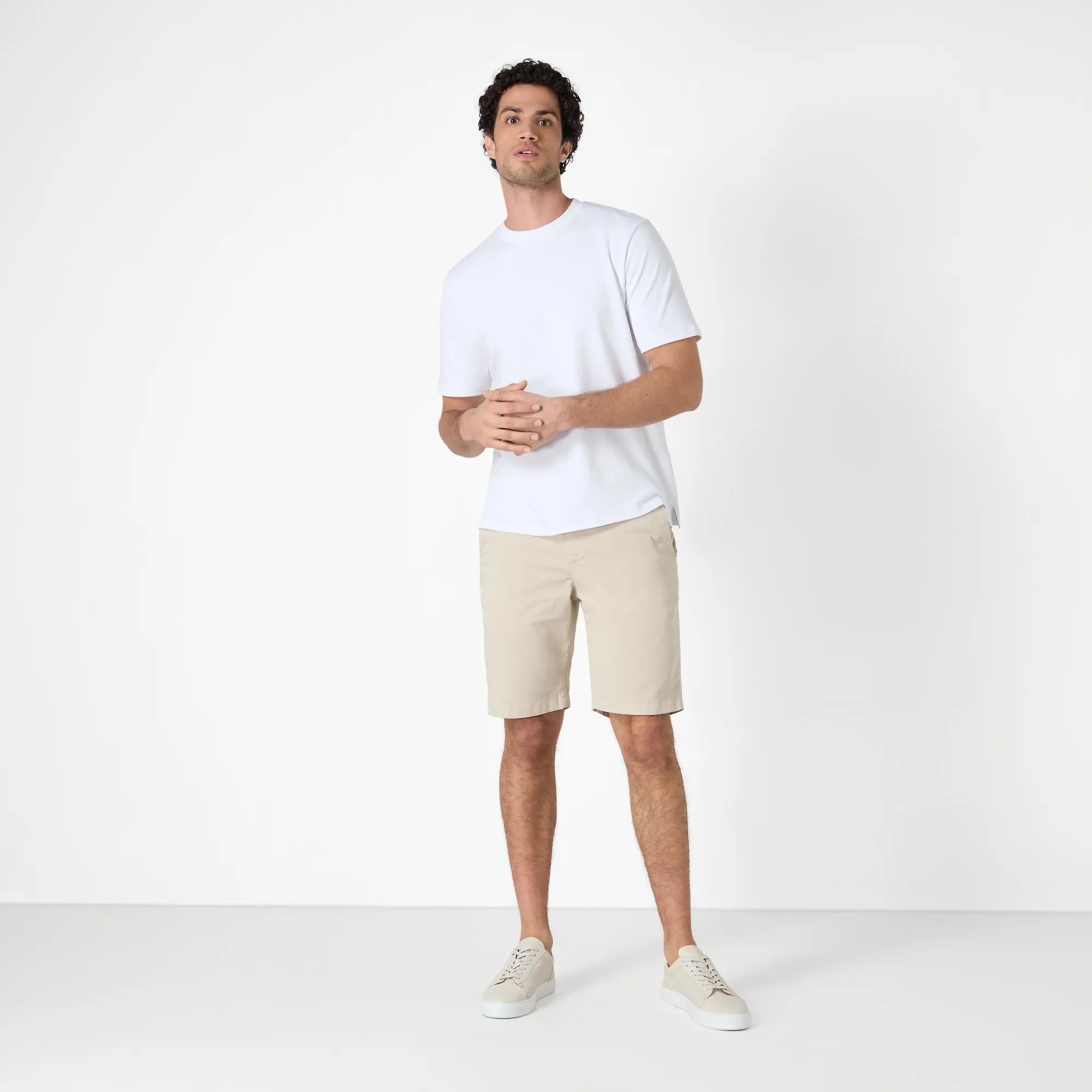 Product image 7 of 7 of Oliver Sweeney Men's Frades Italian Cotton Shorts - Stone