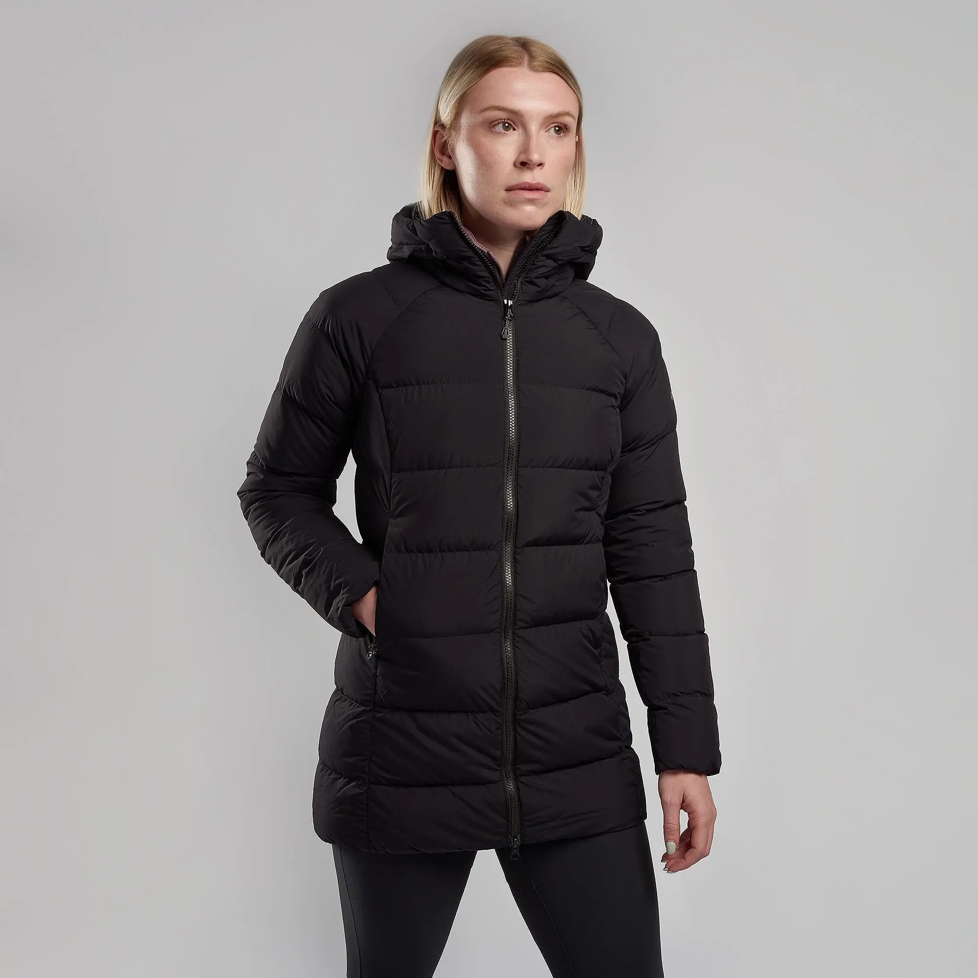 Product image 2 of 6 of Montane Women's Tundra Hooded Down Jacket - Black