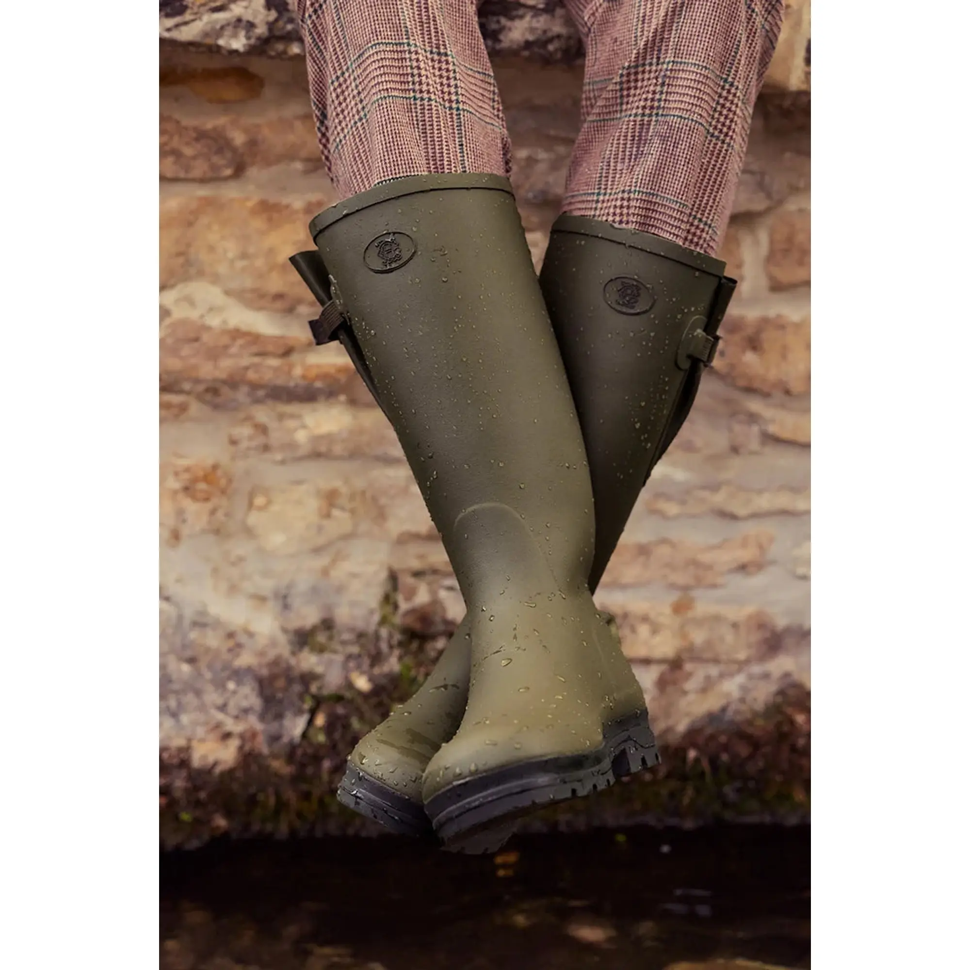 Product image 2 of 9 of Holland Cooper Men's Farnley Wellingtons - Hunter Green