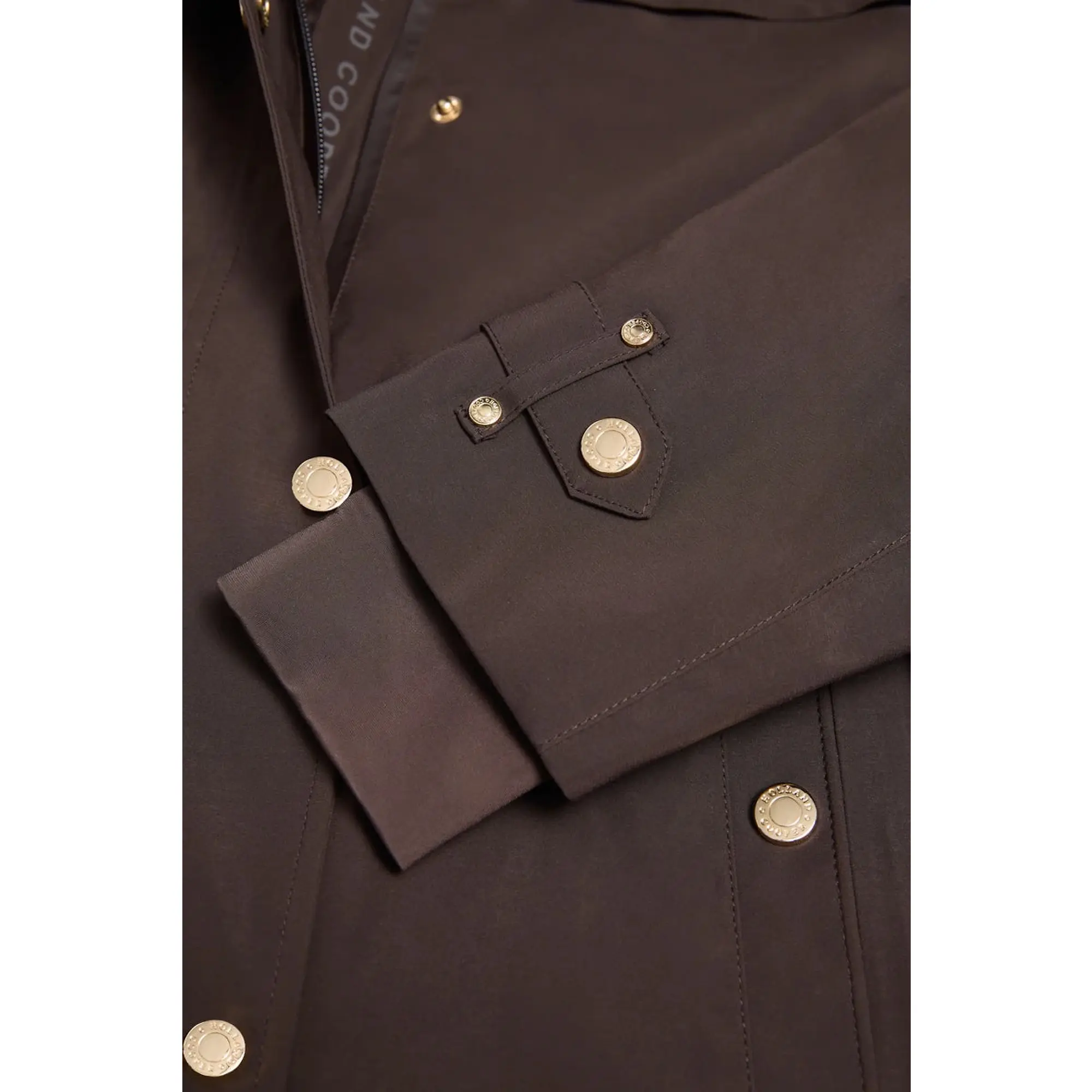 Product image 9 of 9 of Holland Cooper Women's Folgate Rain Coat - Chocolate